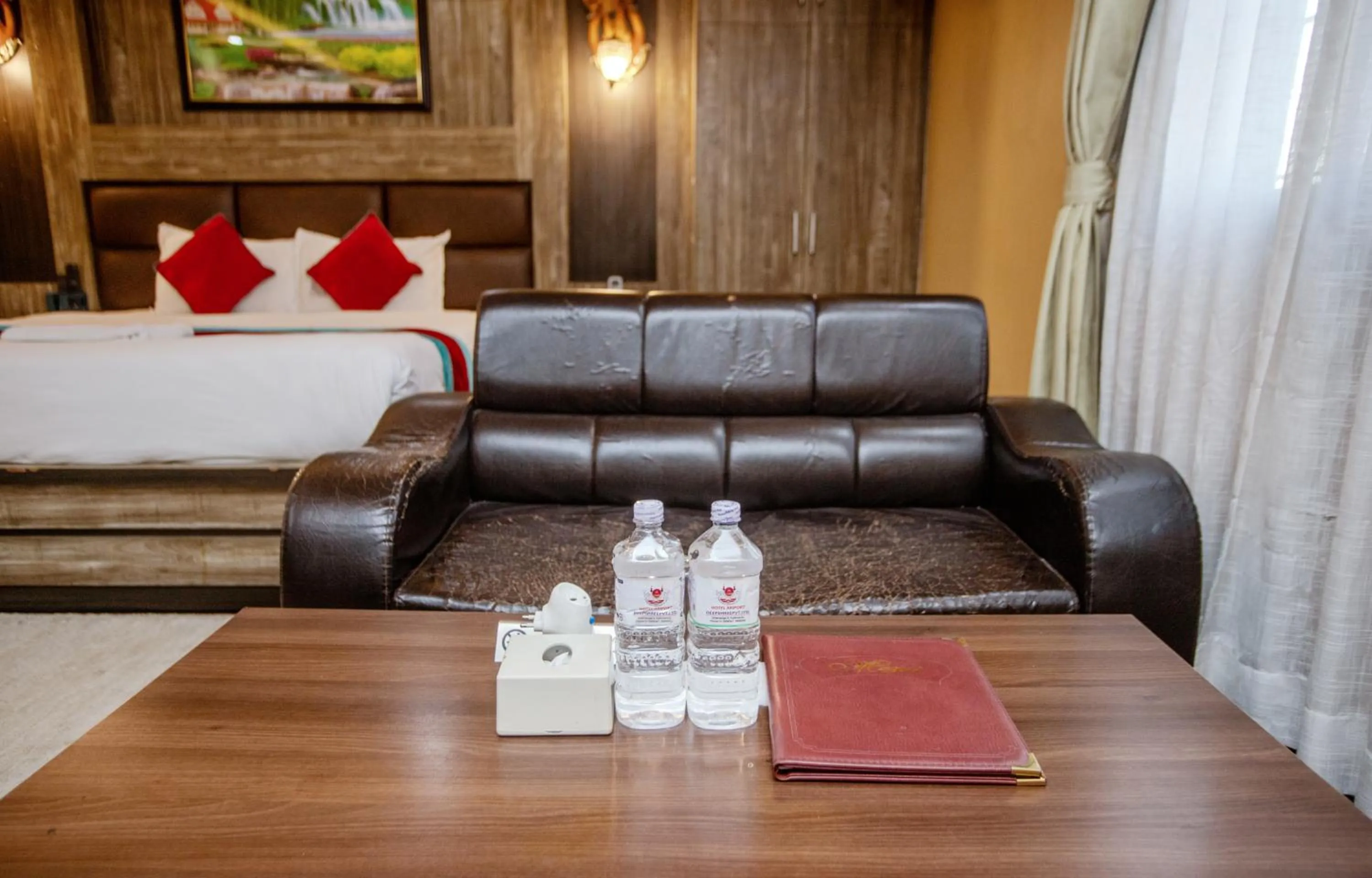 Seating area in Hotel Airport Deepshree