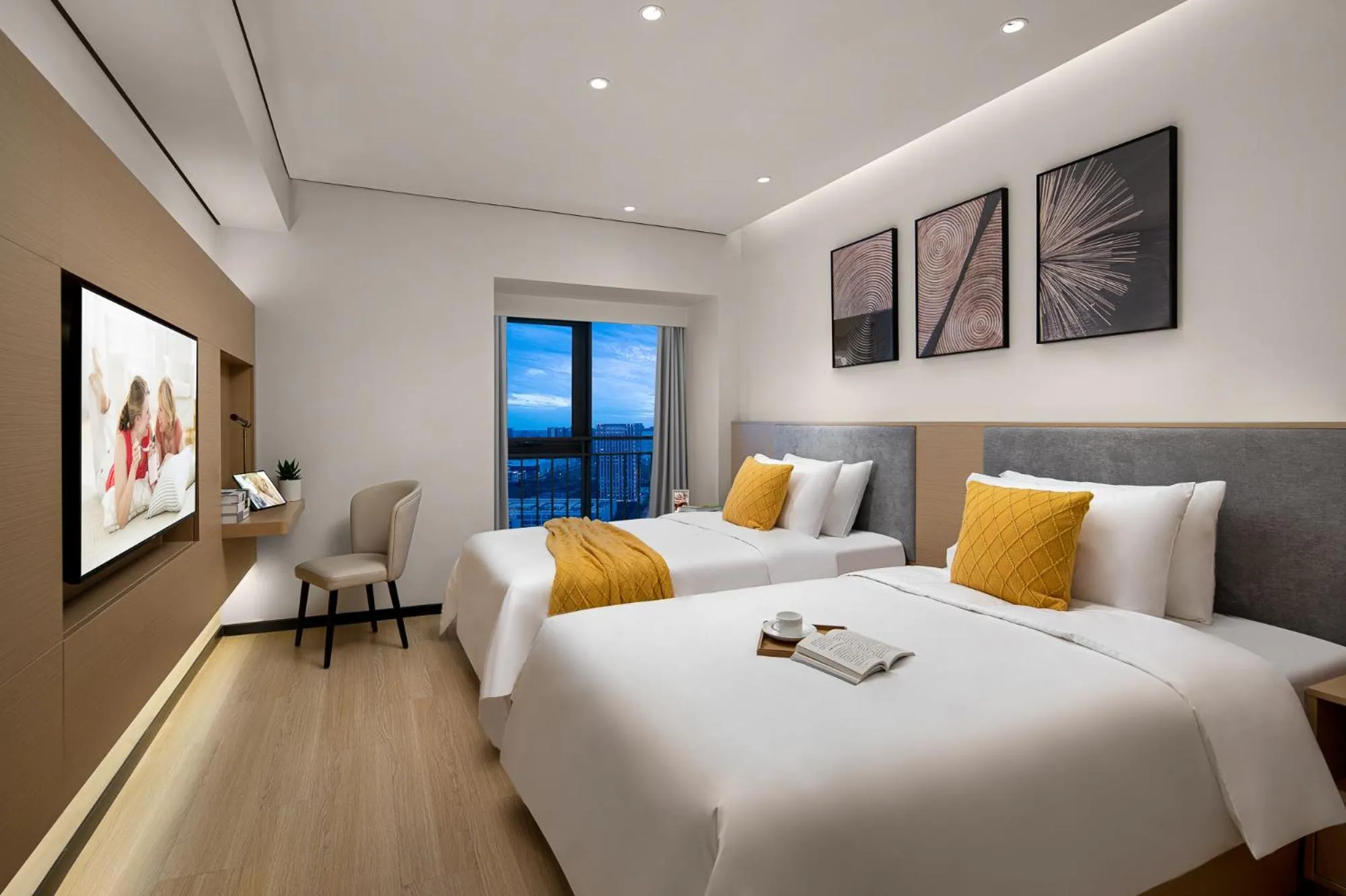 Bed in Citadines Gaoxin Chengdu