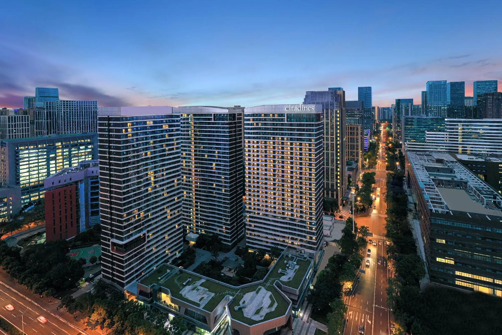 Property building in Citadines Gaoxin Chengdu