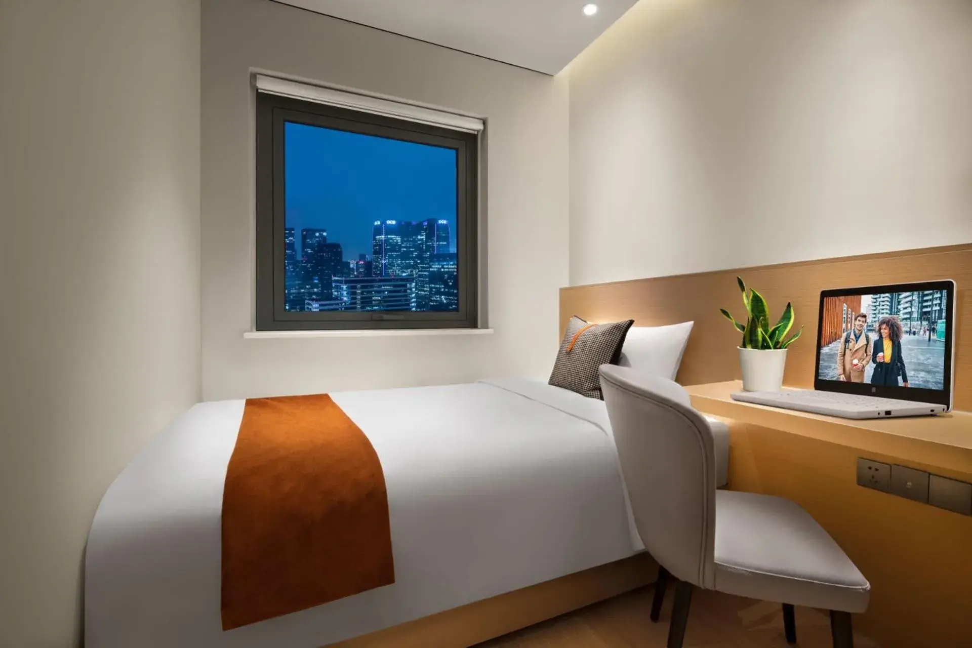 Bedroom, Bed in Citadines Gaoxin Chengdu Bedroom, Bed in Citadines Gaoxin Chengdu