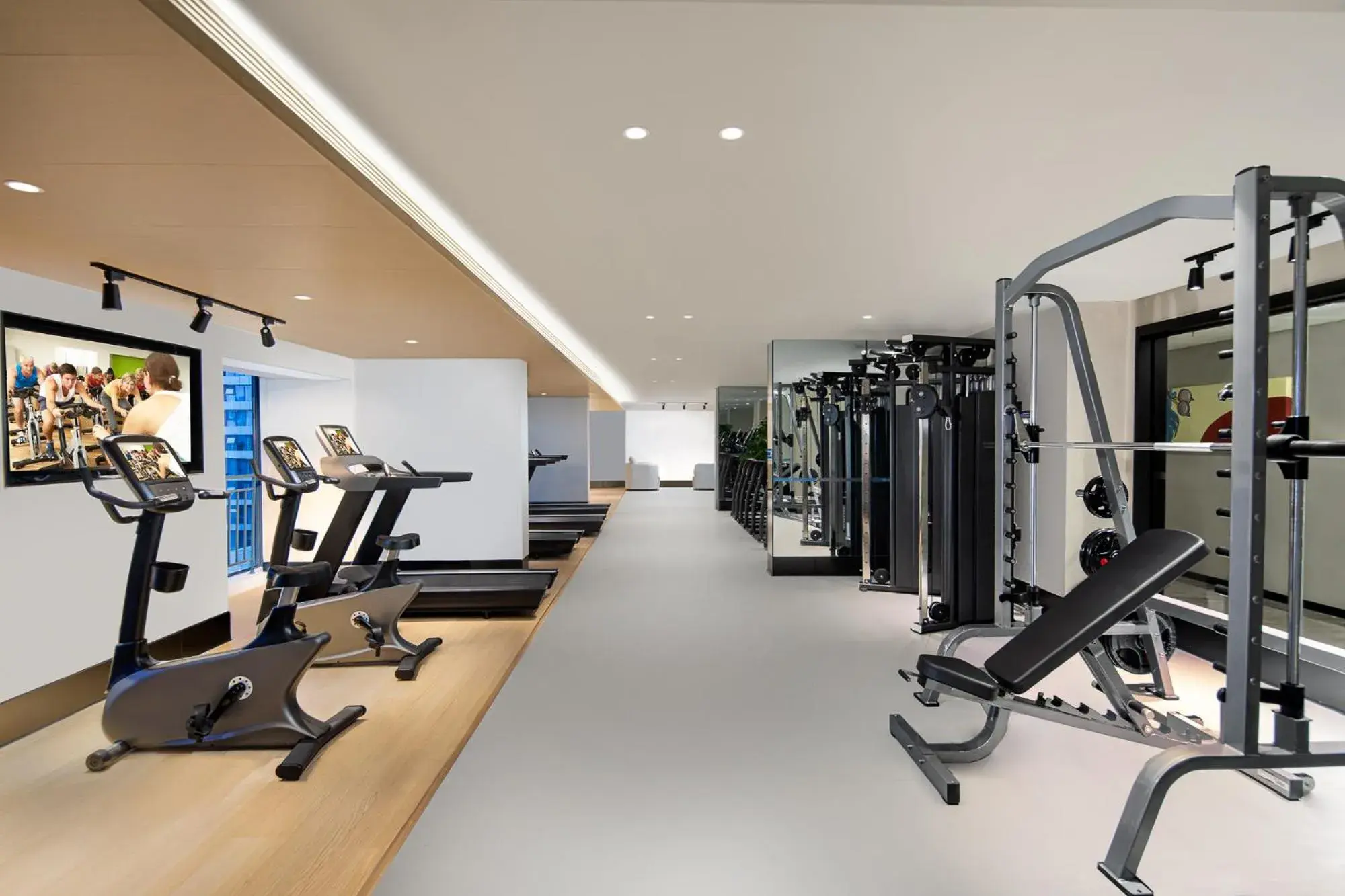 Fitness centre/facilities in Citadines Gaoxin Chengdu Fitness centre/facilities in Citadines Gaoxin Chengdu