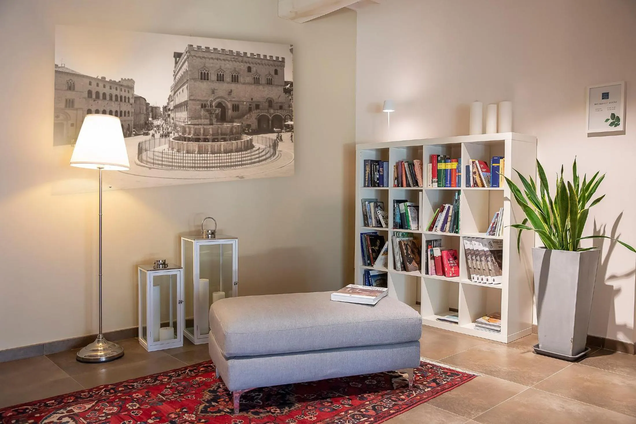 Lobby or reception, Bed in Relais dell'Olmo