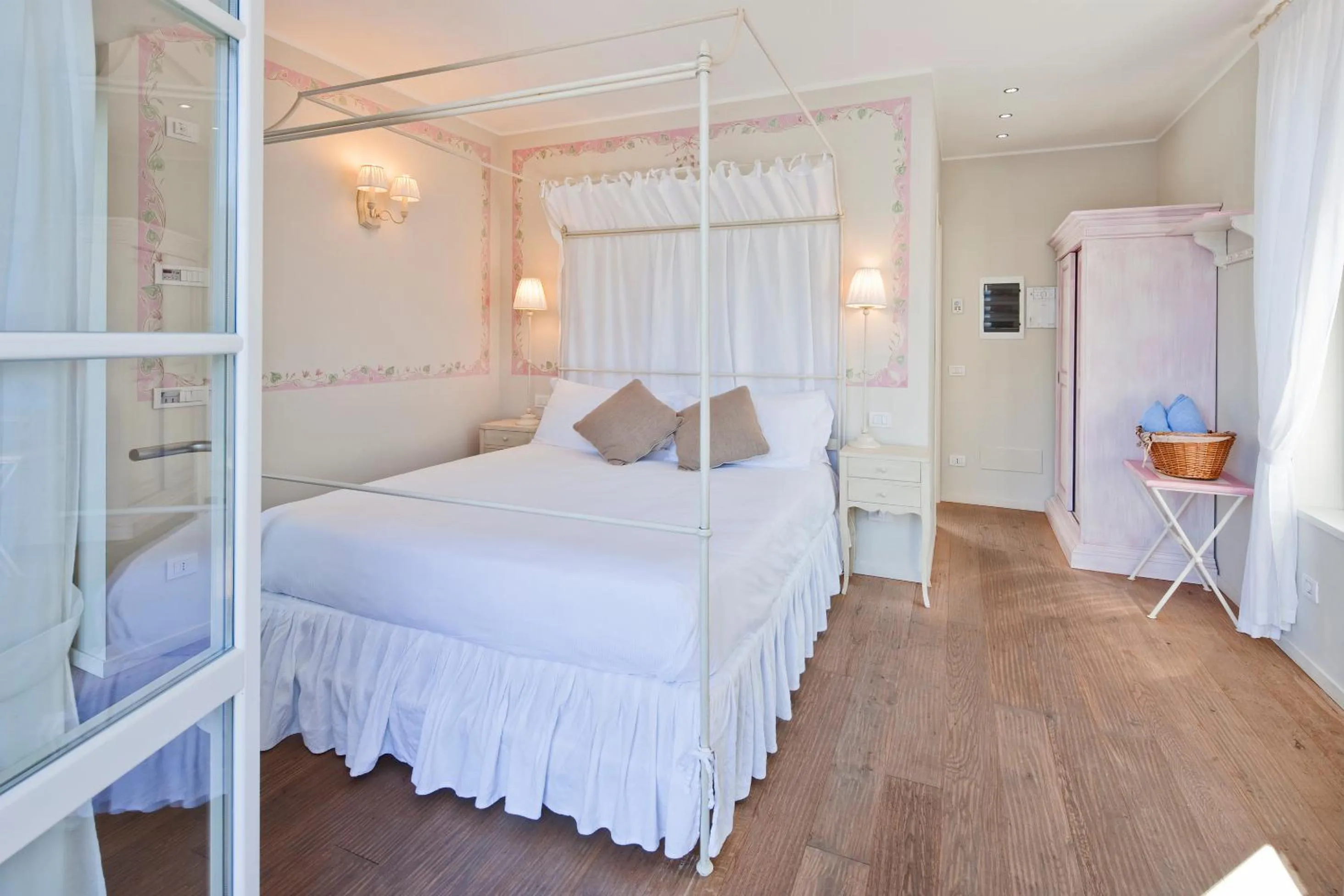 Bed in Hotel Villa Aurora