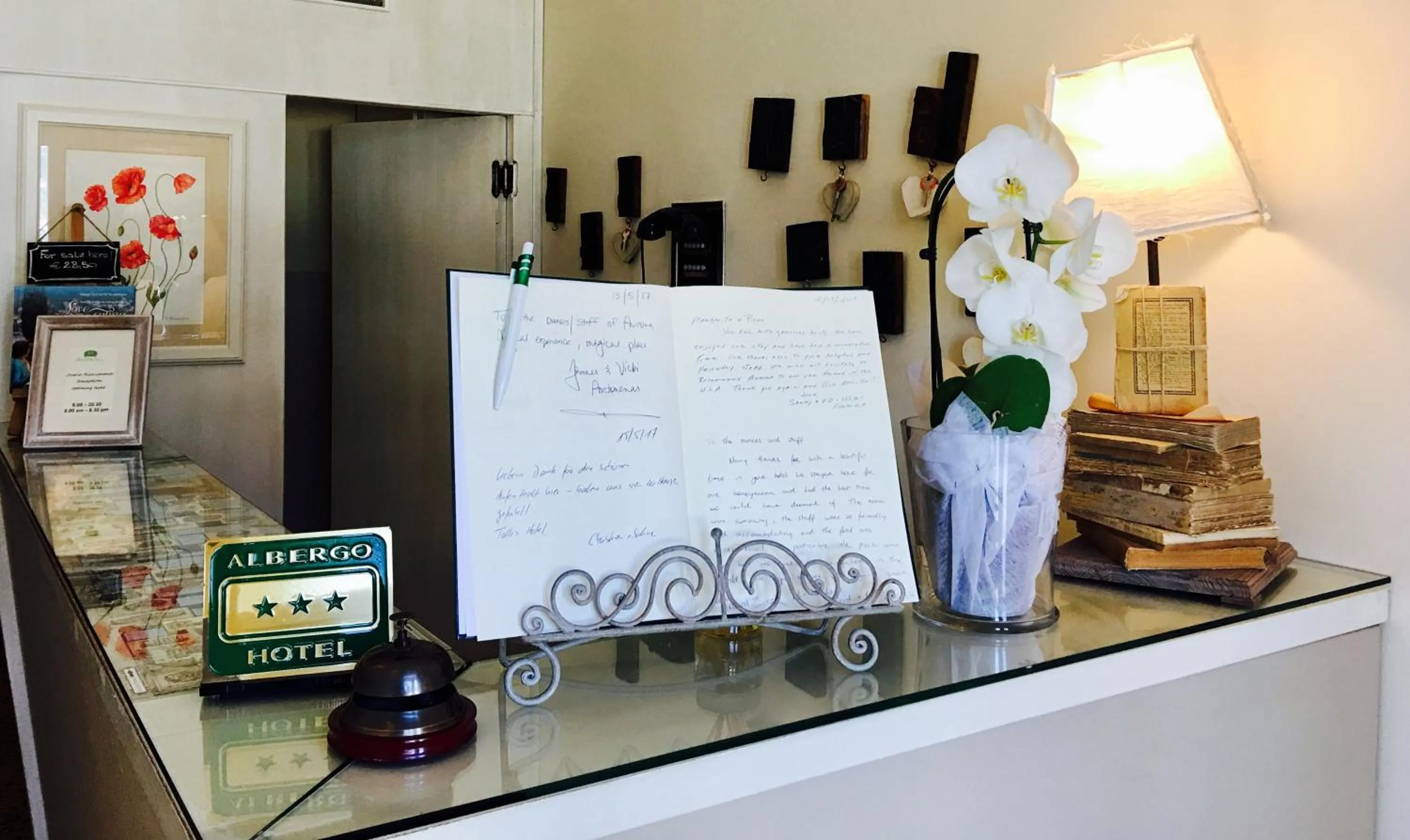 Lobby or reception in Hotel Villa Aurora