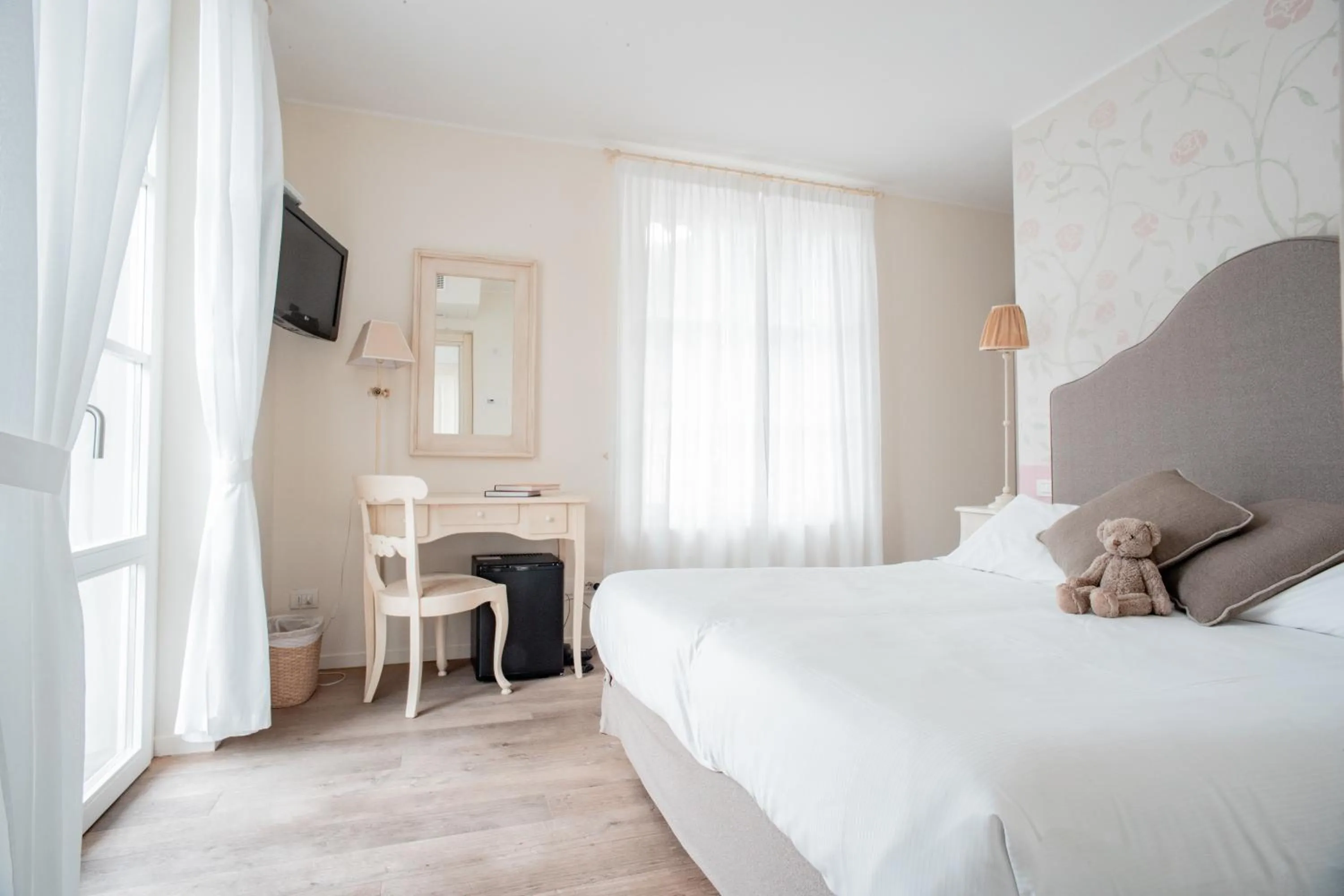 Bed in Hotel Villa Aurora