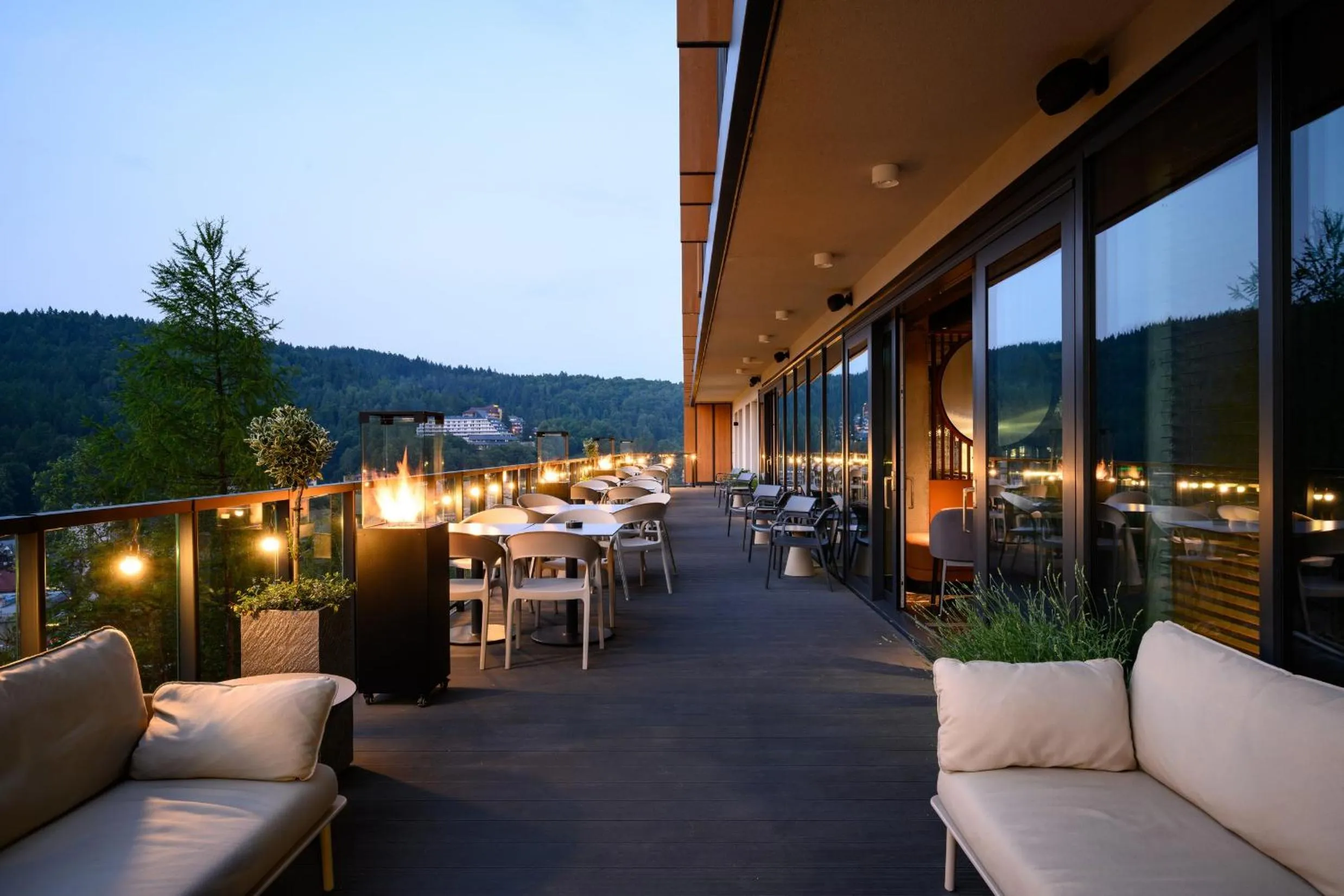 Balcony/Terrace in BELMONTE Hotel Krynica-Zdrój