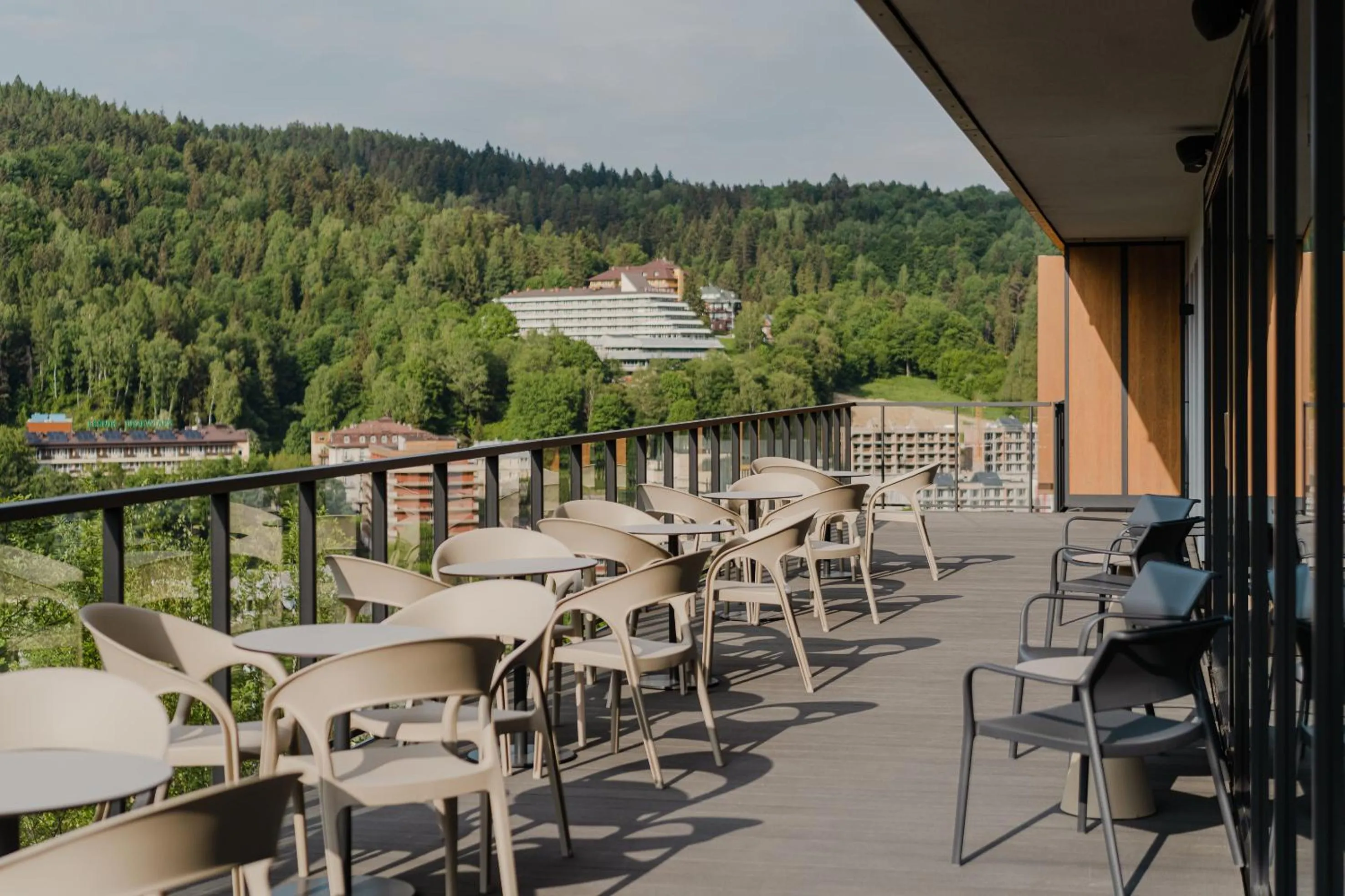 Balcony/Terrace in BELMONTE Hotel Krynica-Zdrój