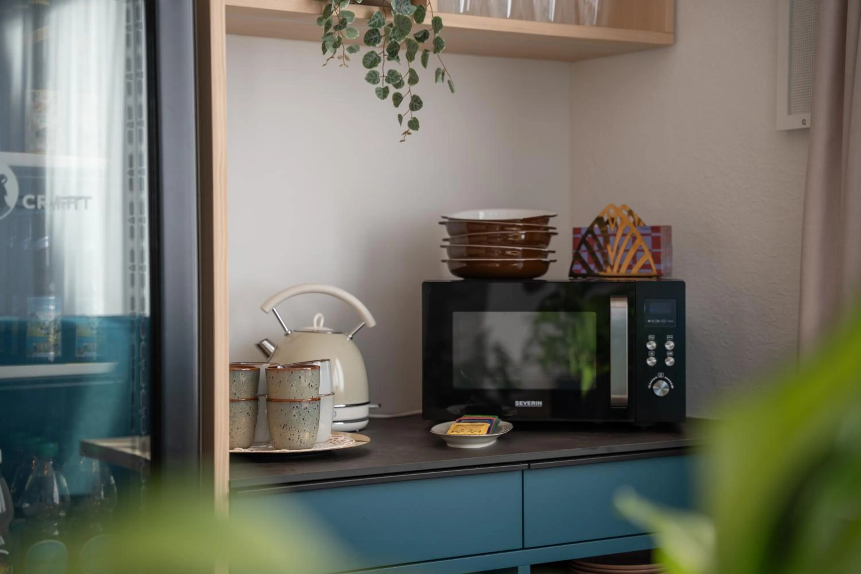 Restaurant/places to eat in Hotel B&B Stossplatz anytime and easy self Check-in