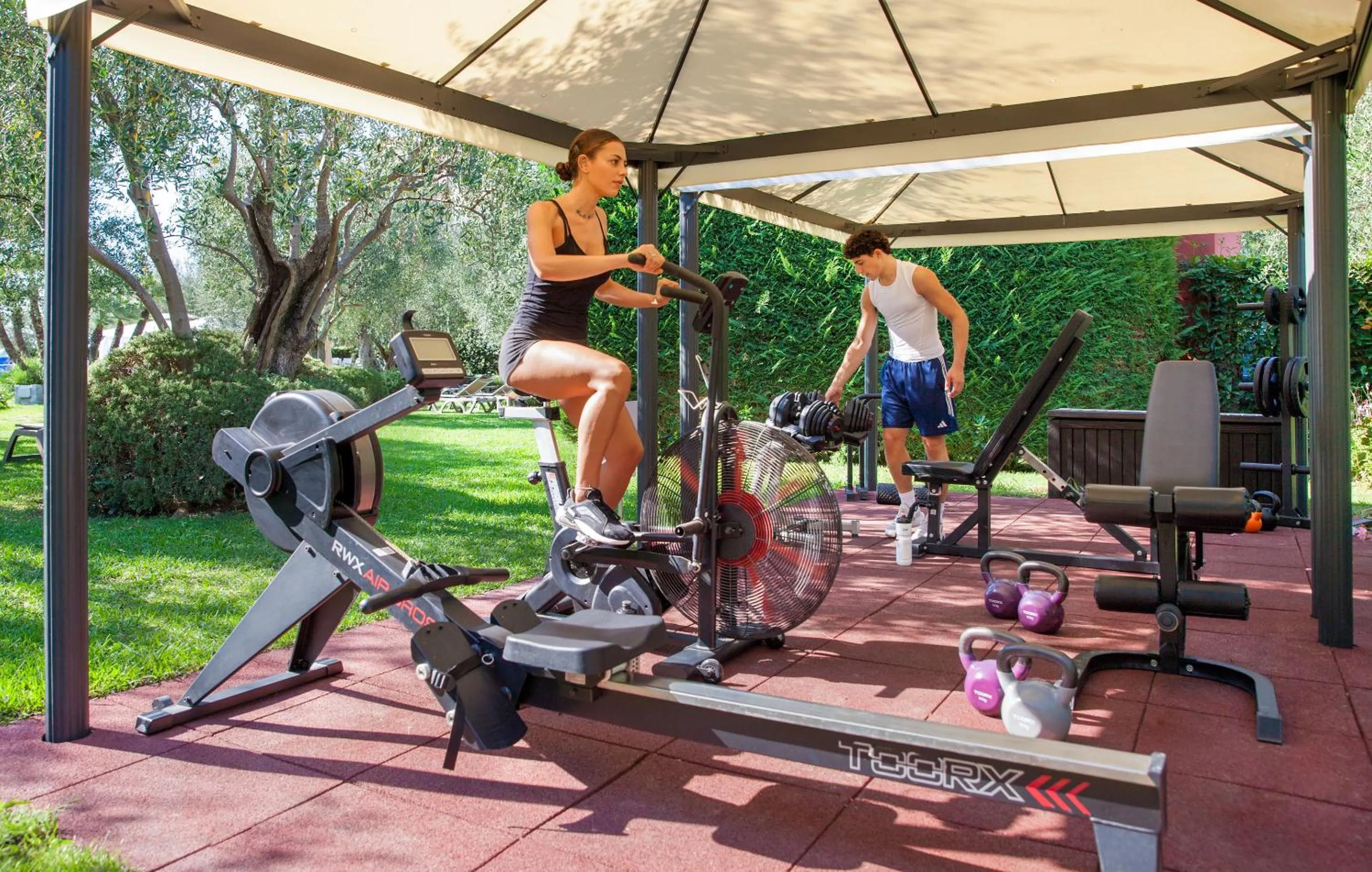 Fitness centre/facilities in Grand Hotel Diana Majestic