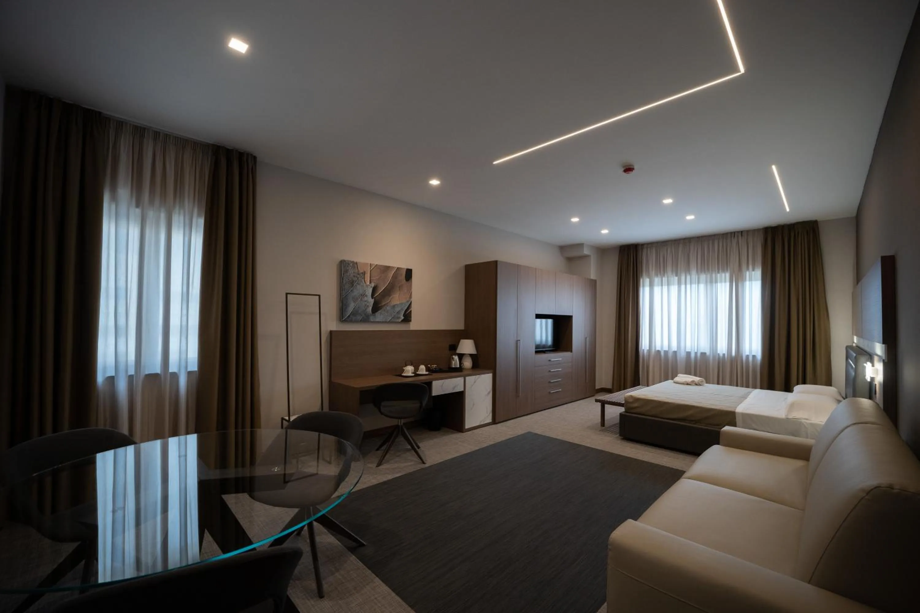 Photo of the whole room, Bed in Building Hotel