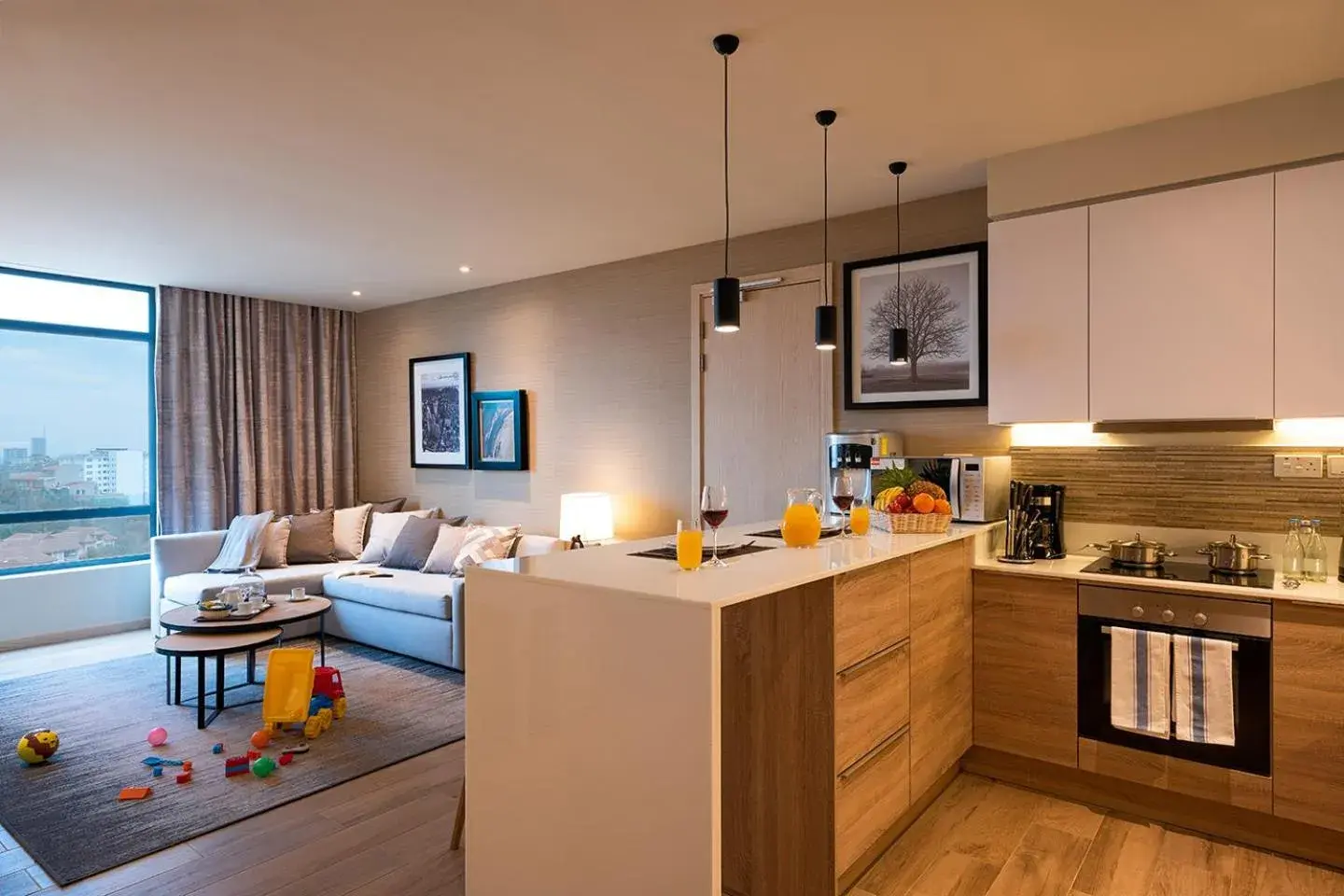 Living room in Somerset Westview Nairobi Living room in Somerset Westview Nairobi