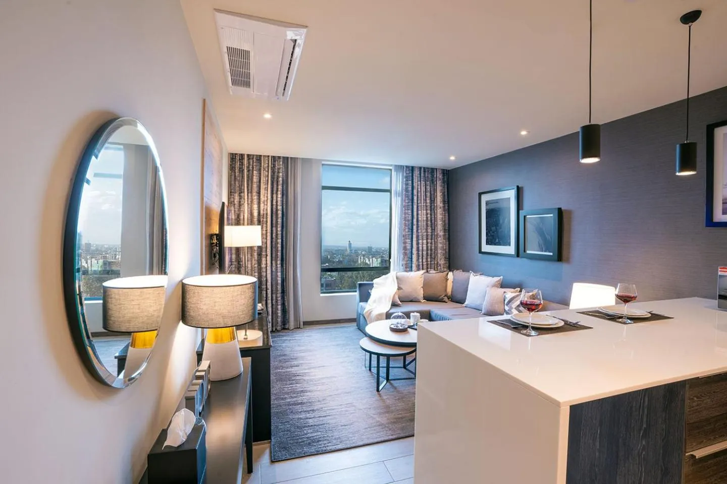 View (from property/room), Bed in Somerset Westview Nairobi