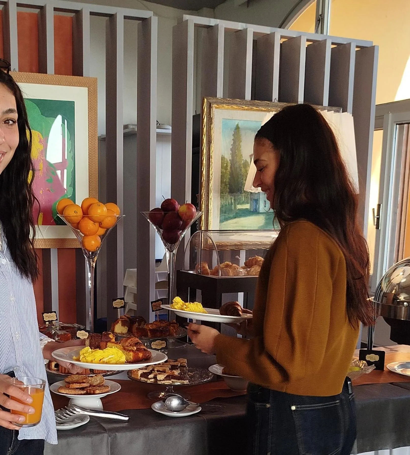 Breakfast in Hotel Hermitage