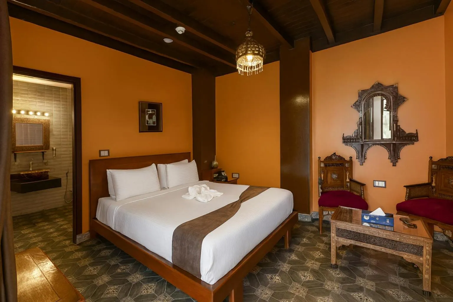 Bed in Gamaleya Boutique Hotel