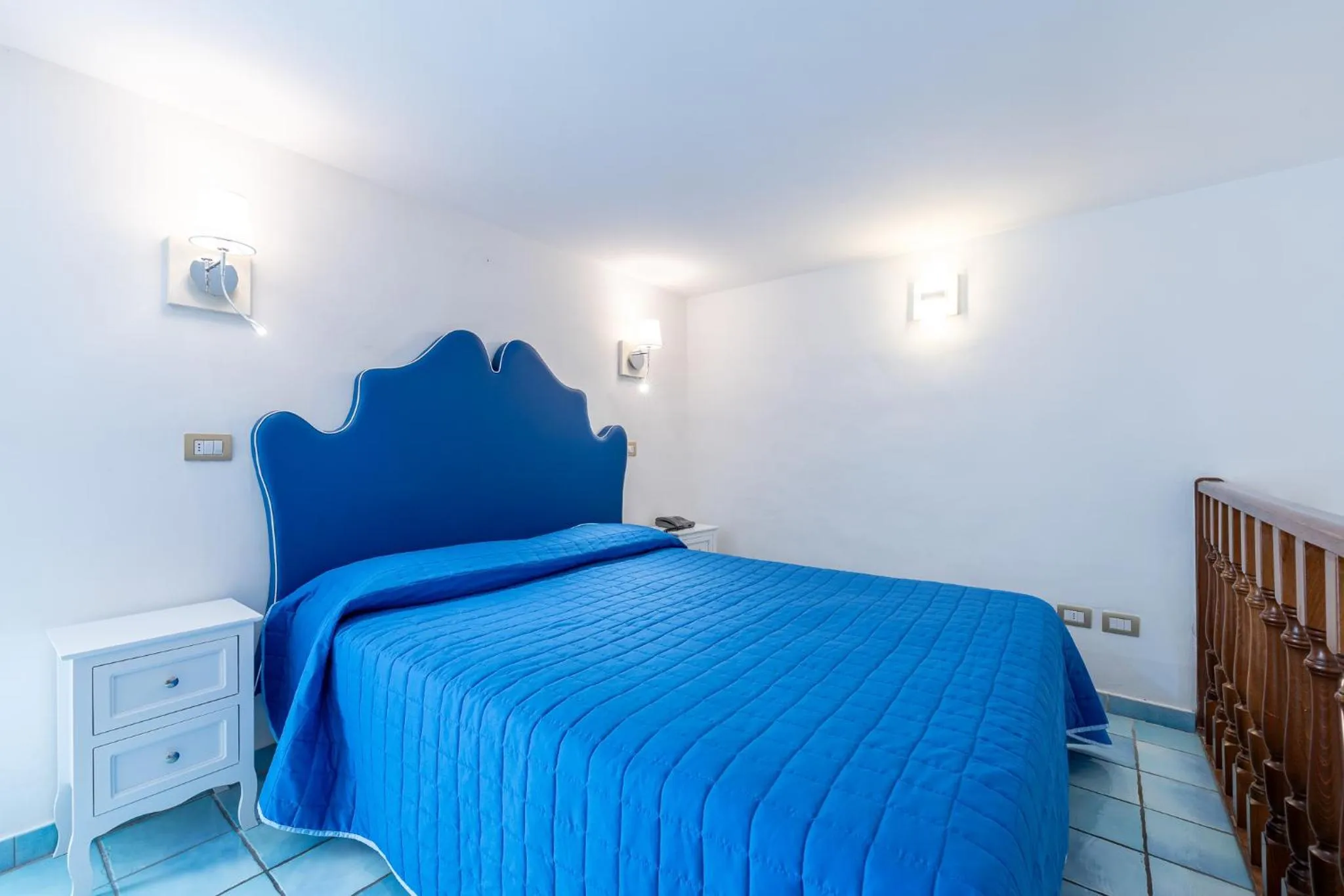 Bed in Hotel Fontana