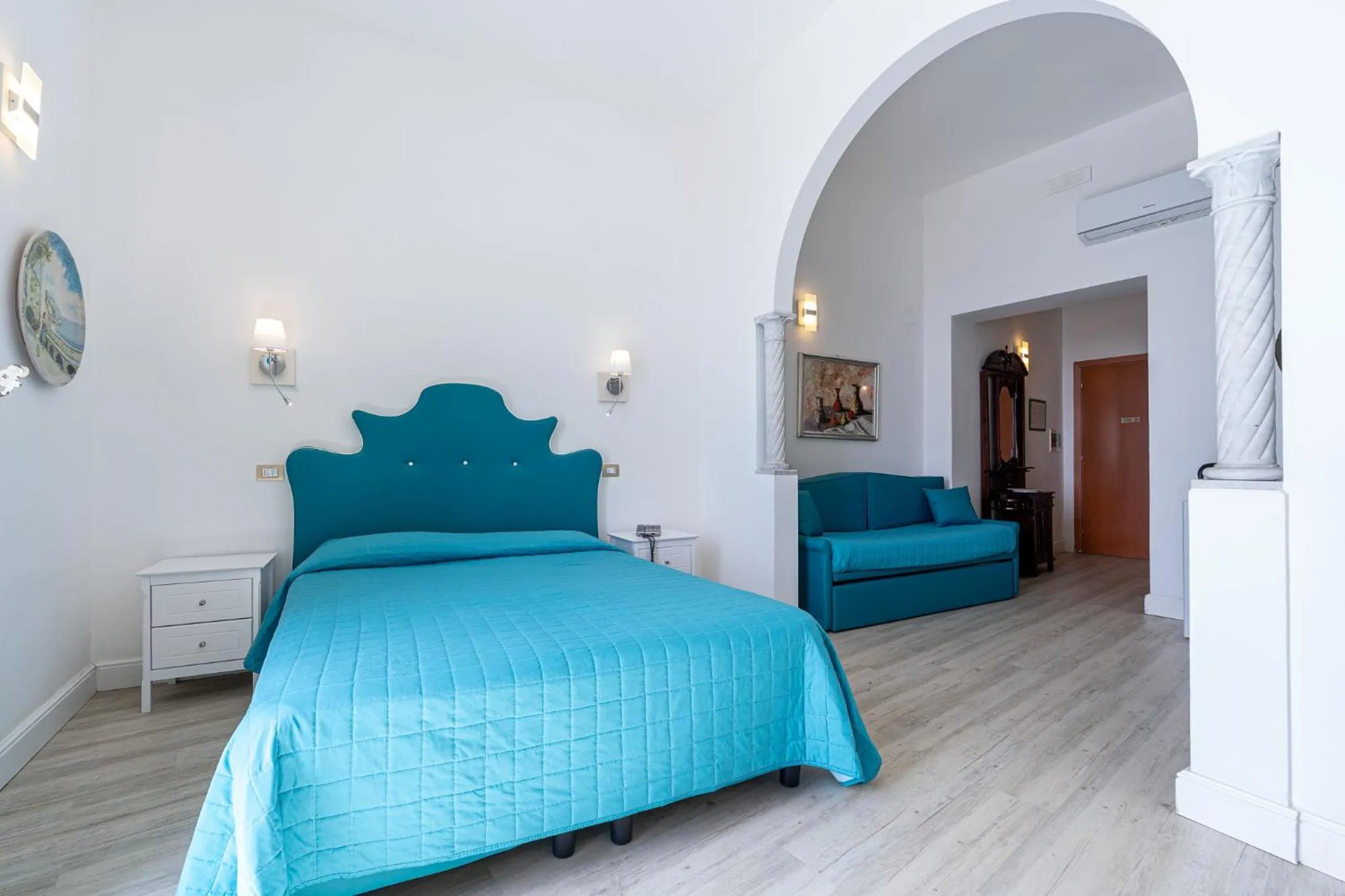 Bed in Hotel Fontana