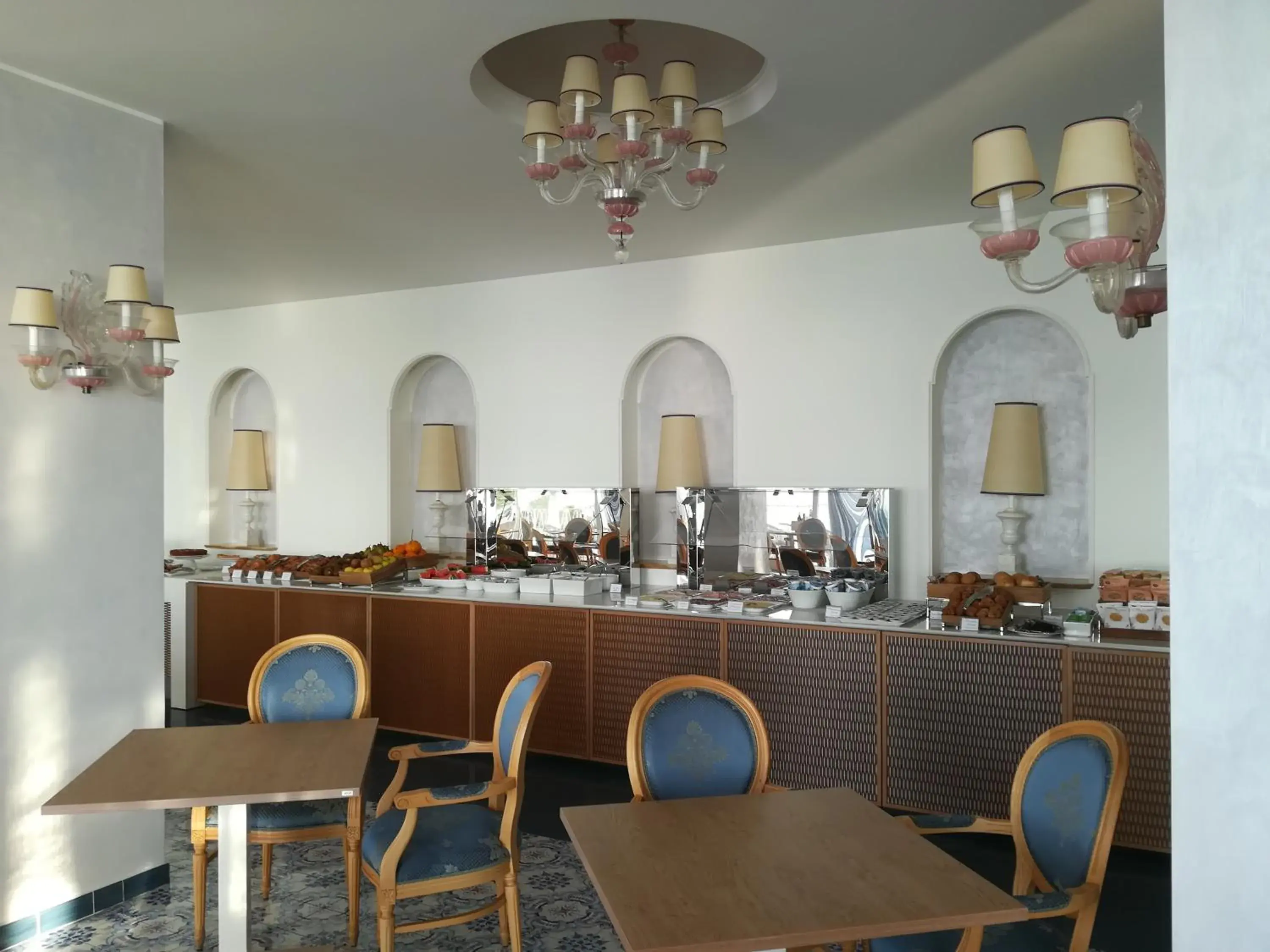 Buffet breakfast in Grand Hotel Excelsior Buffet breakfast in Grand Hotel Excelsior