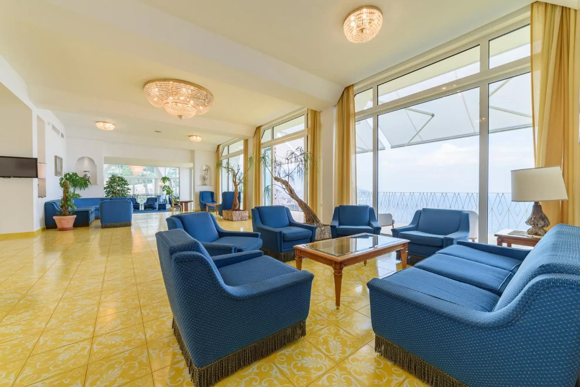 Lobby or reception in Grand Hotel Excelsior Lobby or reception in Grand Hotel Excelsior