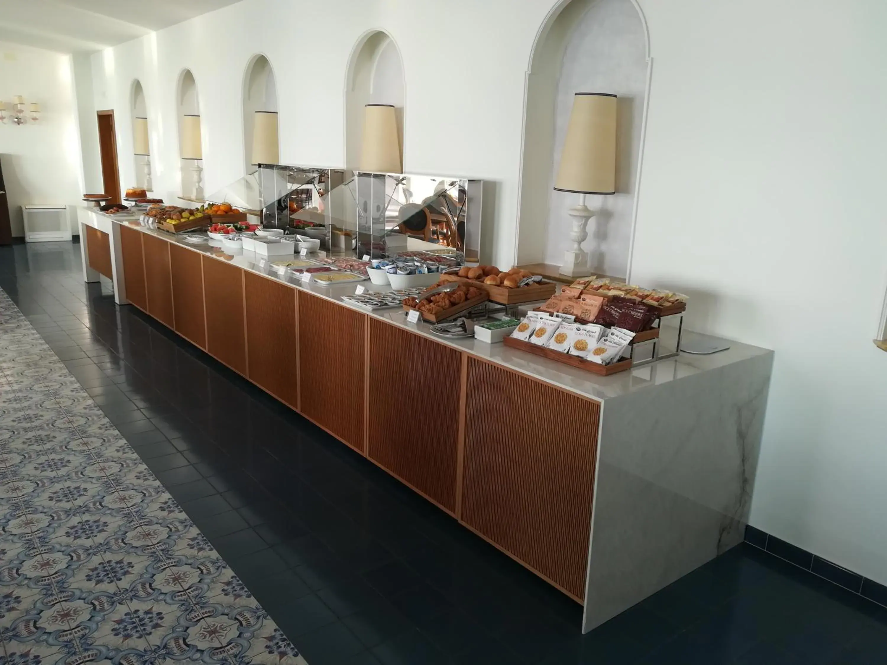 Buffet breakfast in Grand Hotel Excelsior Buffet breakfast in Grand Hotel Excelsior