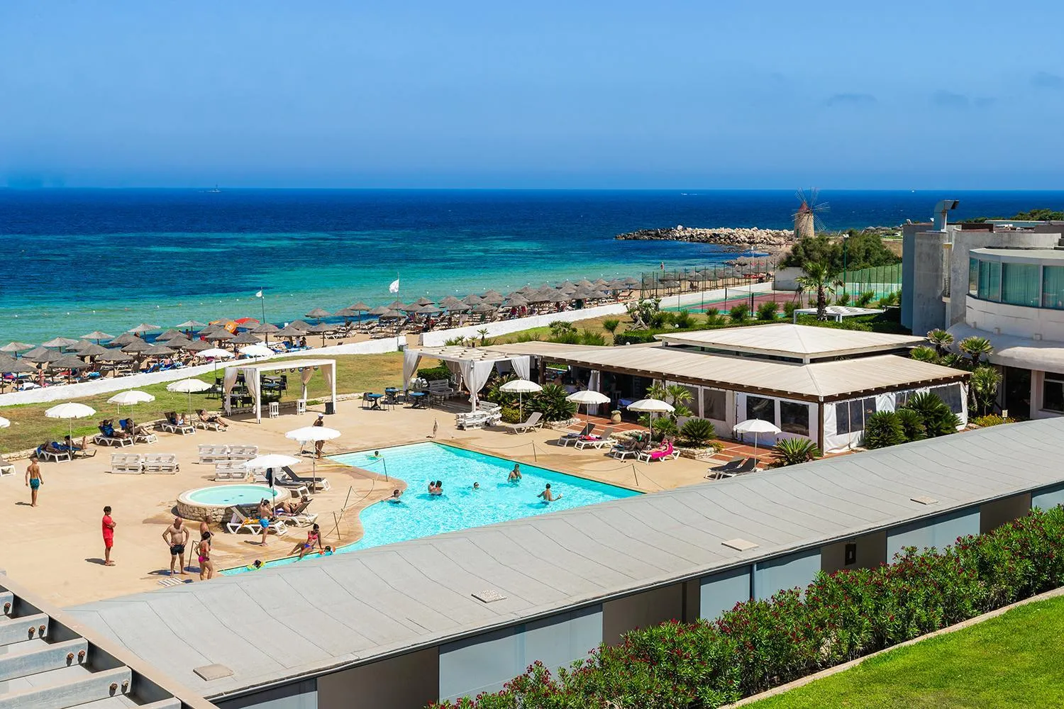 Pool view in Baia dei Mulini Resort & Spa