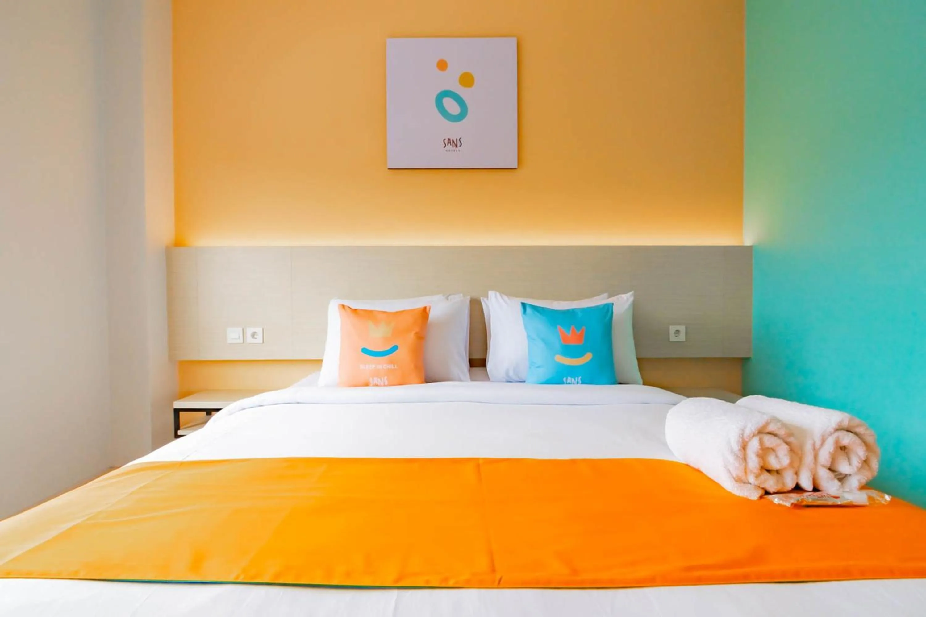 Bedroom, Bed in Sans Hotel Alexander Bandung