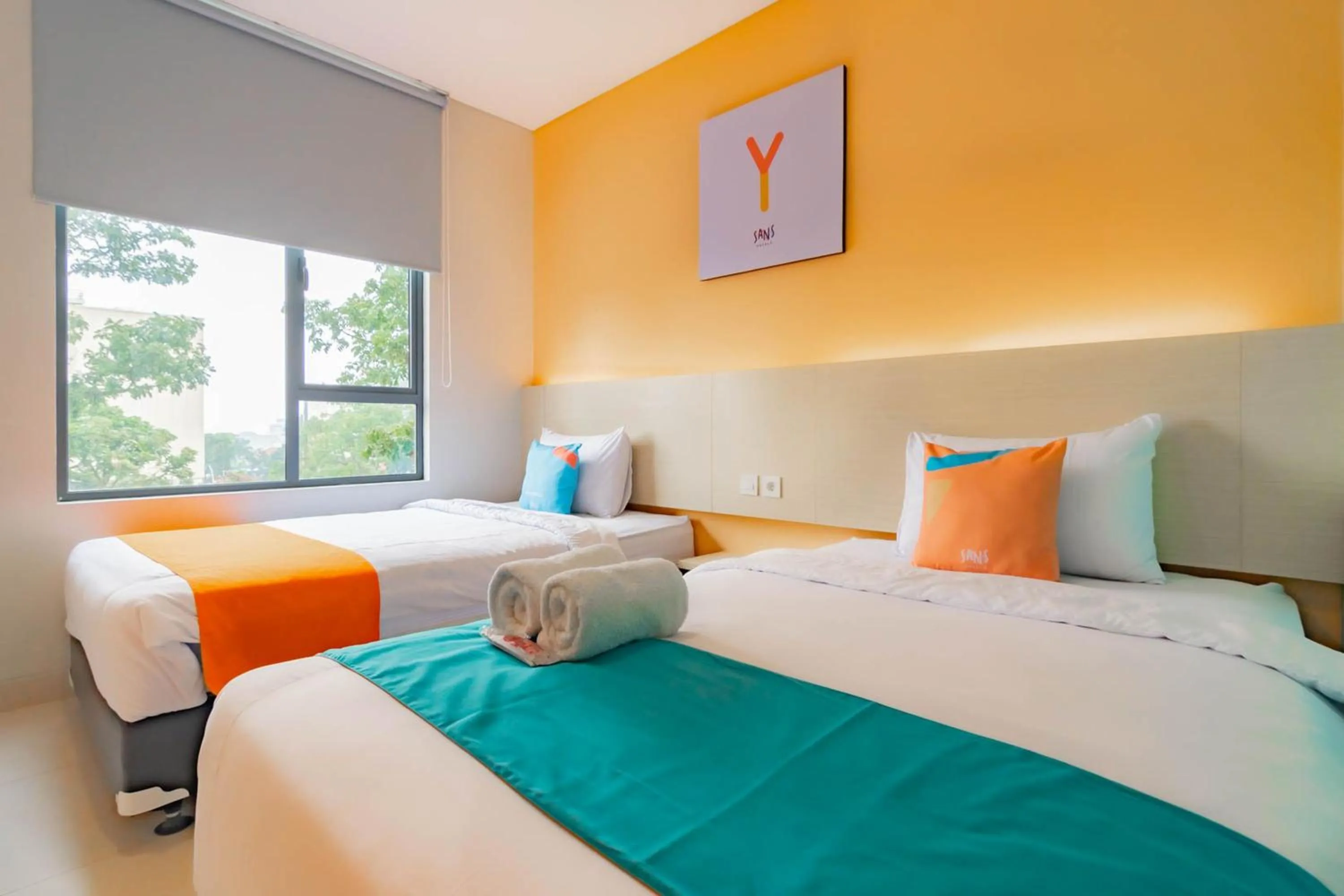 Bedroom, Bed in Sans Hotel Alexander Bandung