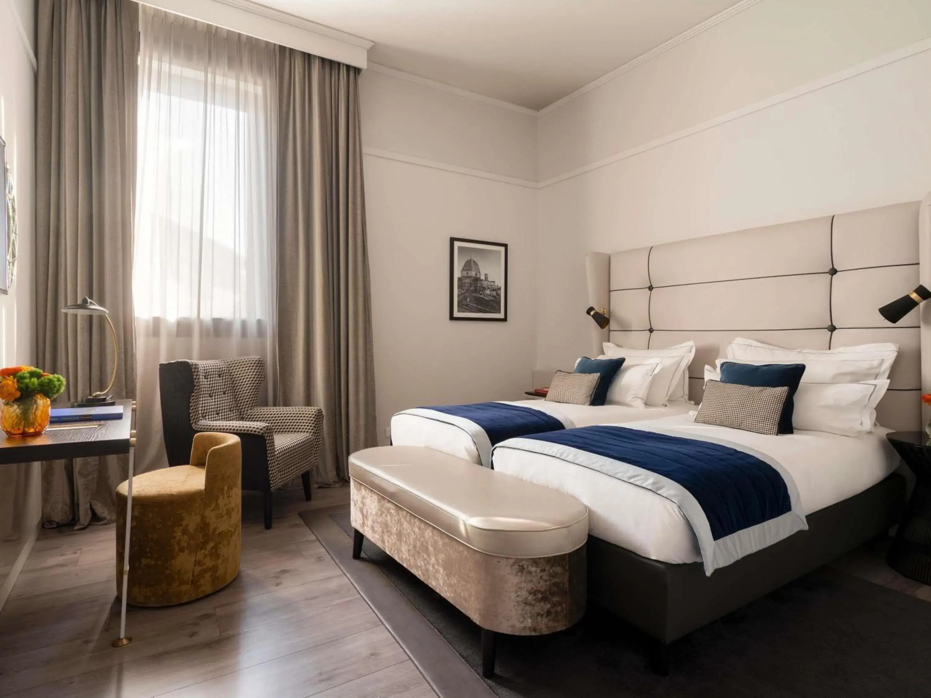 Bedroom, Bed in Cerretani Hotel Firenze - MGallery Collection Bedroom, Bed in Cerretani Hotel Firenze - MGallery Collection