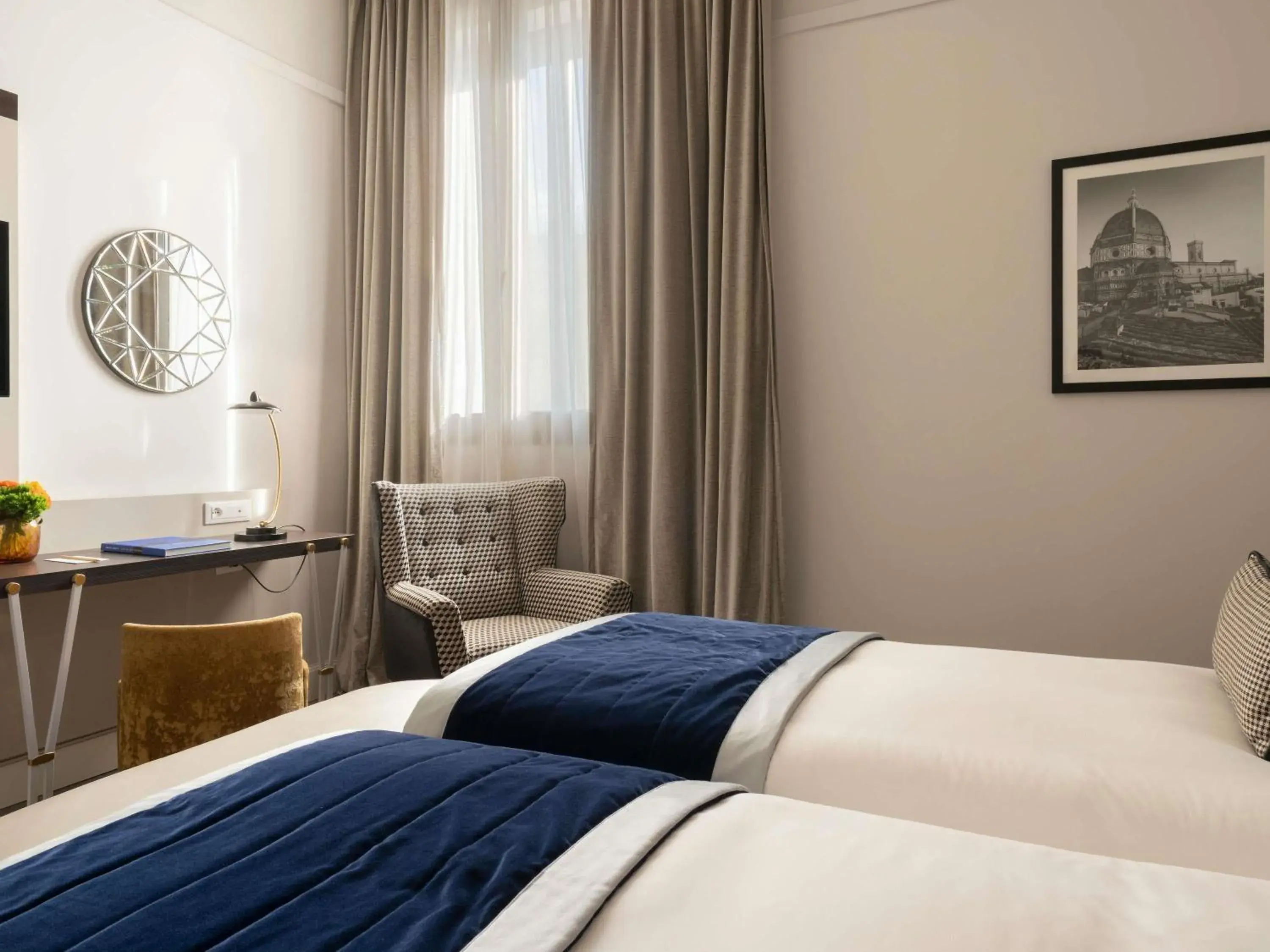 Bedroom, Bed in Cerretani Hotel Firenze - MGallery Collection Bedroom, Bed in Cerretani Hotel Firenze - MGallery Collection