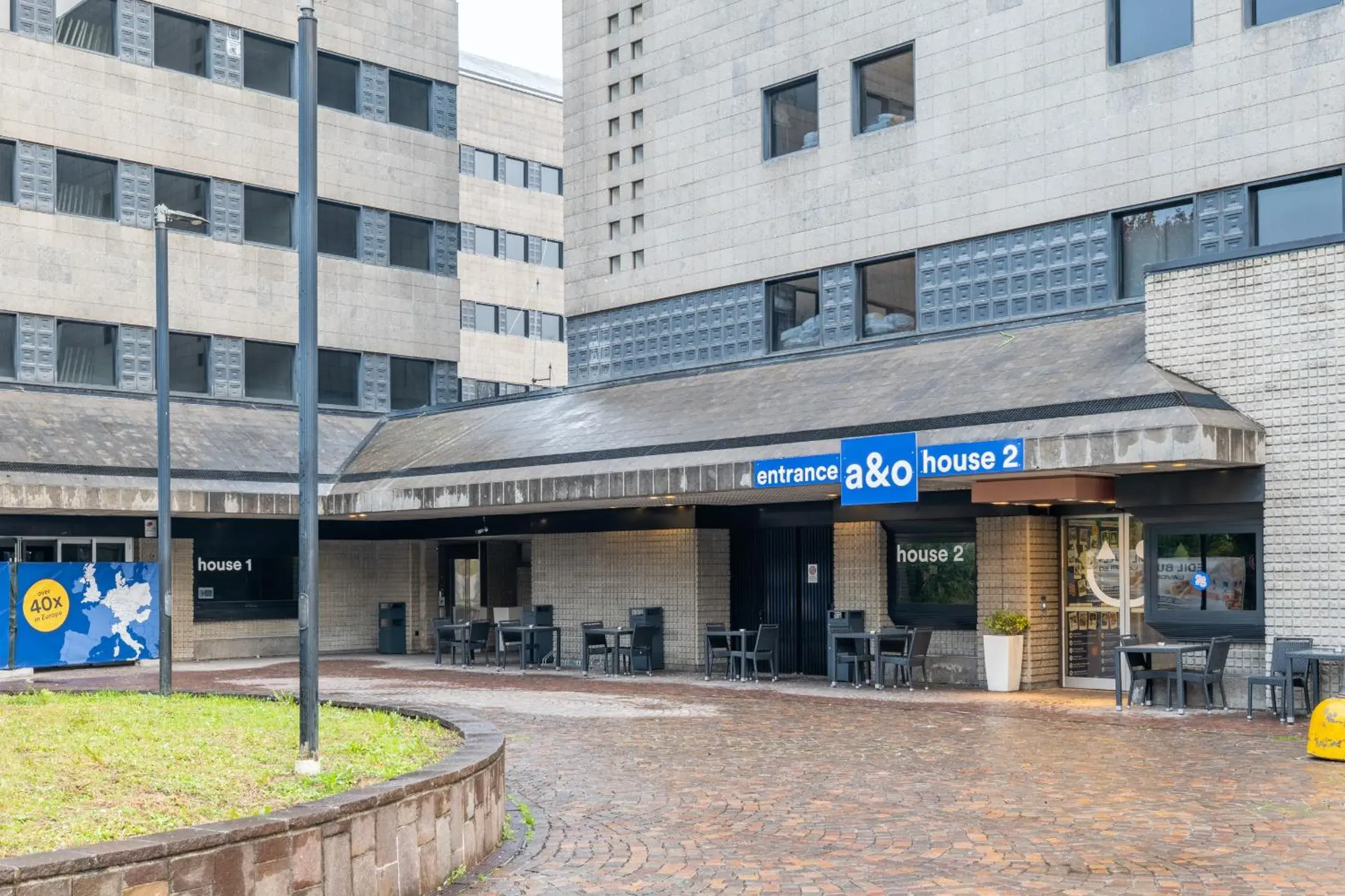 Facade/entrance in a&o Hostel Milano Ca Granda Facade/entrance in a&o Hostel Milano Ca Granda