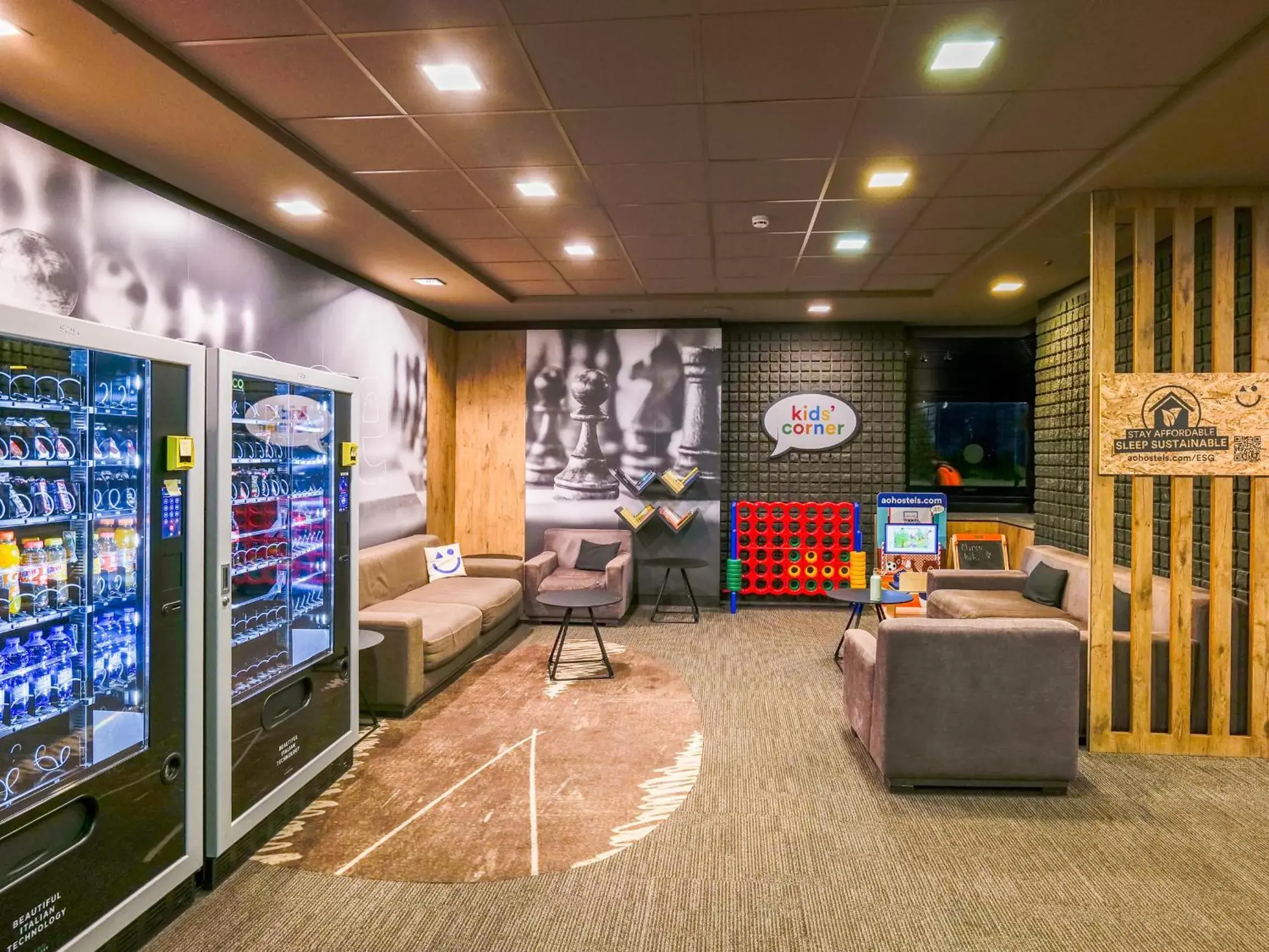 Lobby or reception in a&o Hostel Milano Ca Granda Lobby or reception in a&o Hostel Milano Ca Granda