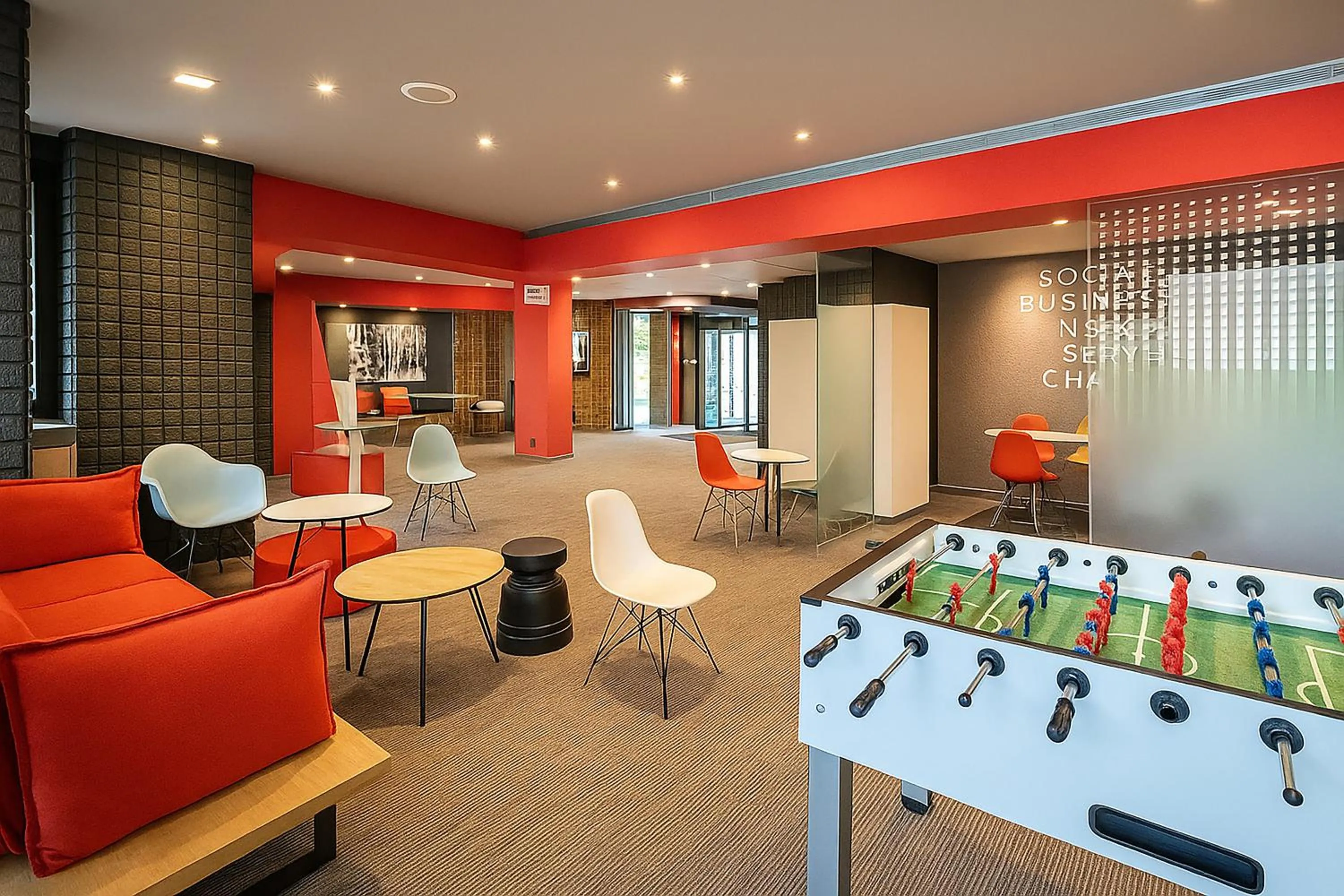 Lobby or reception in a&o Hostel Milano Ca Granda