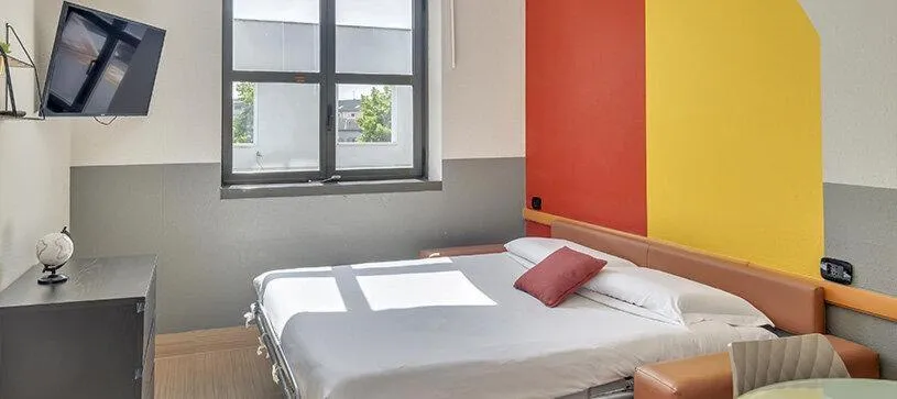 Photo of the whole room, Bed in B&B Hotel Cremona