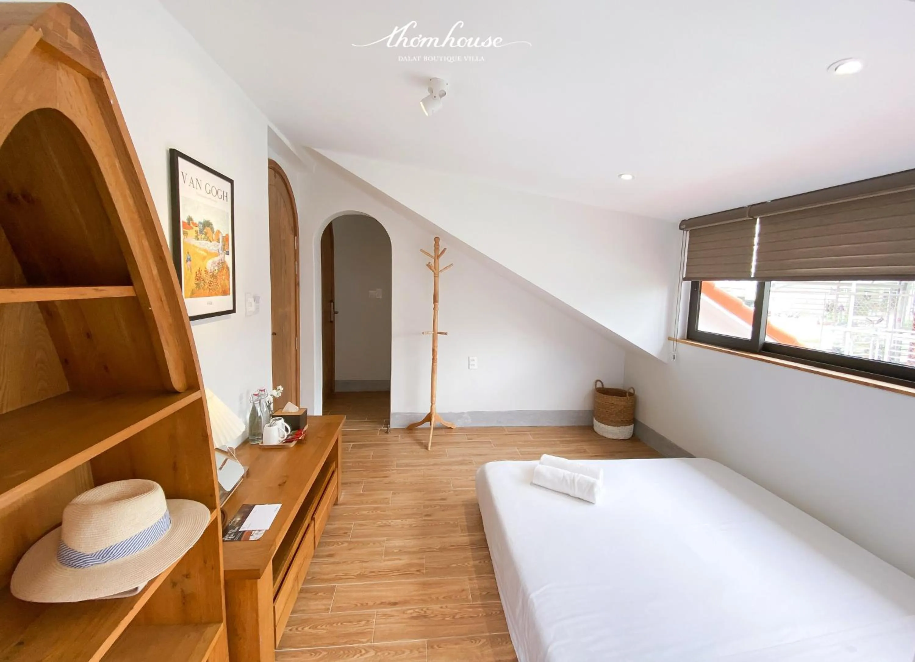 Bedroom, Bed in Thơm House