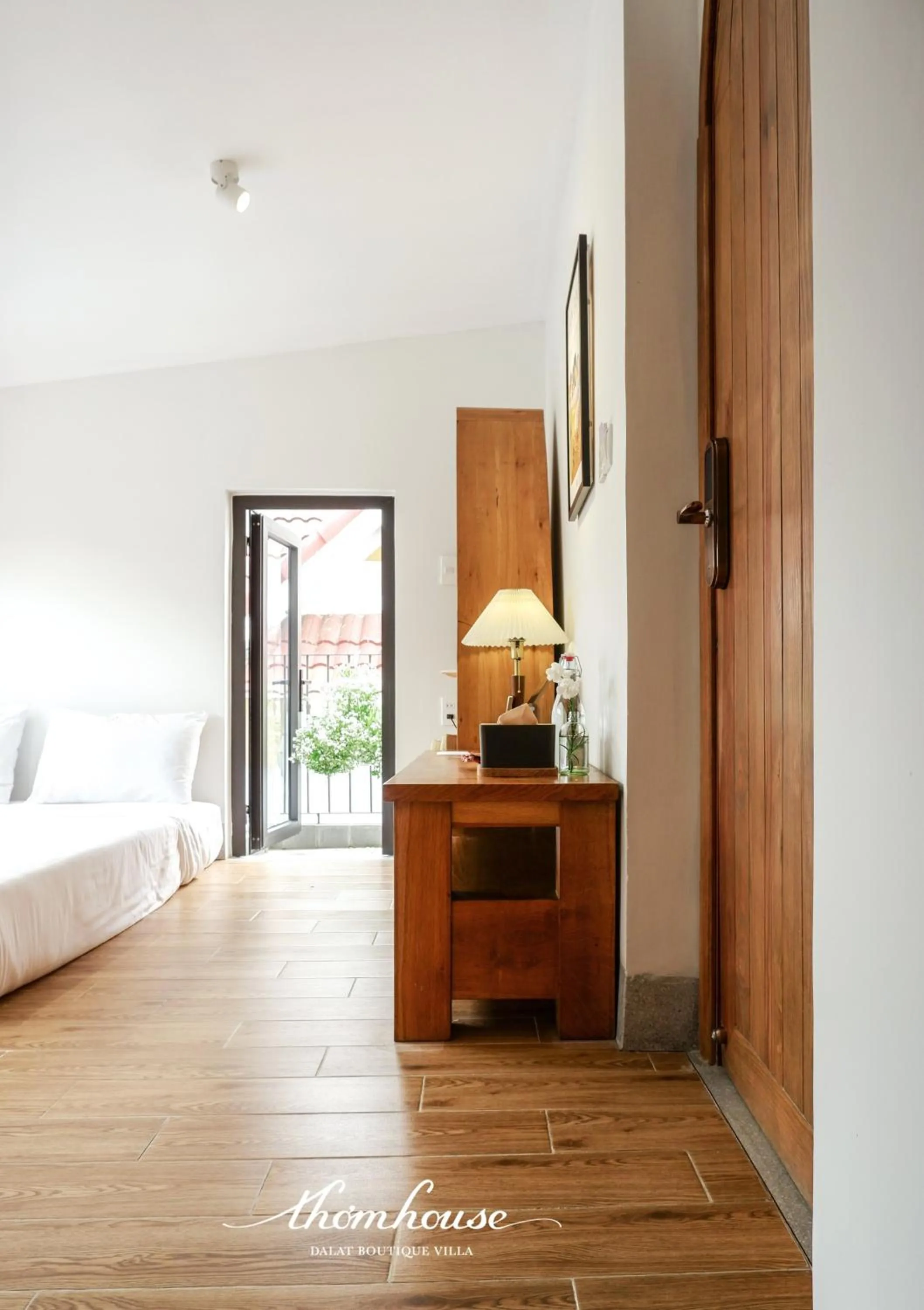 Bedroom, Bed in Thơm House