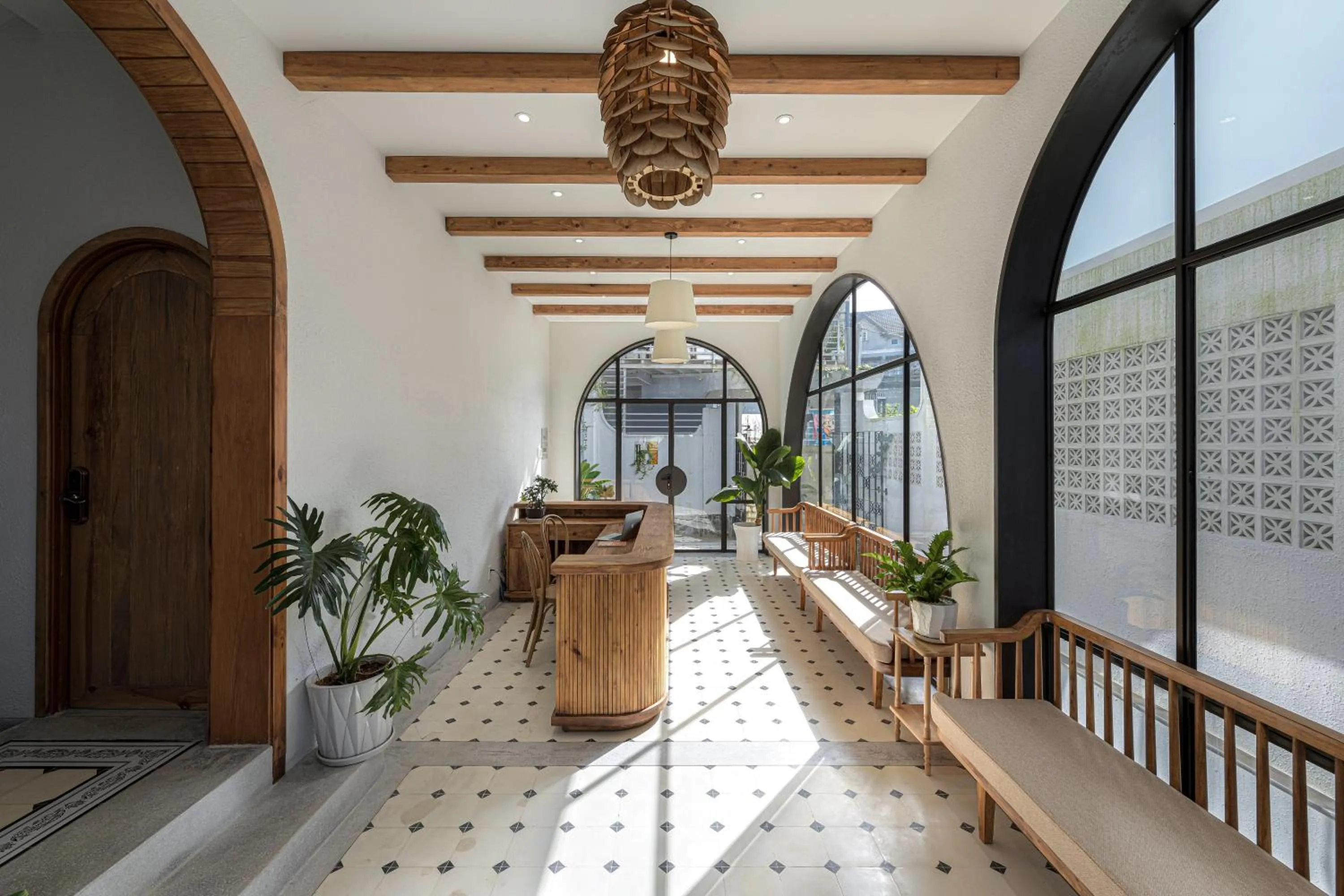 Living room in Thơm House