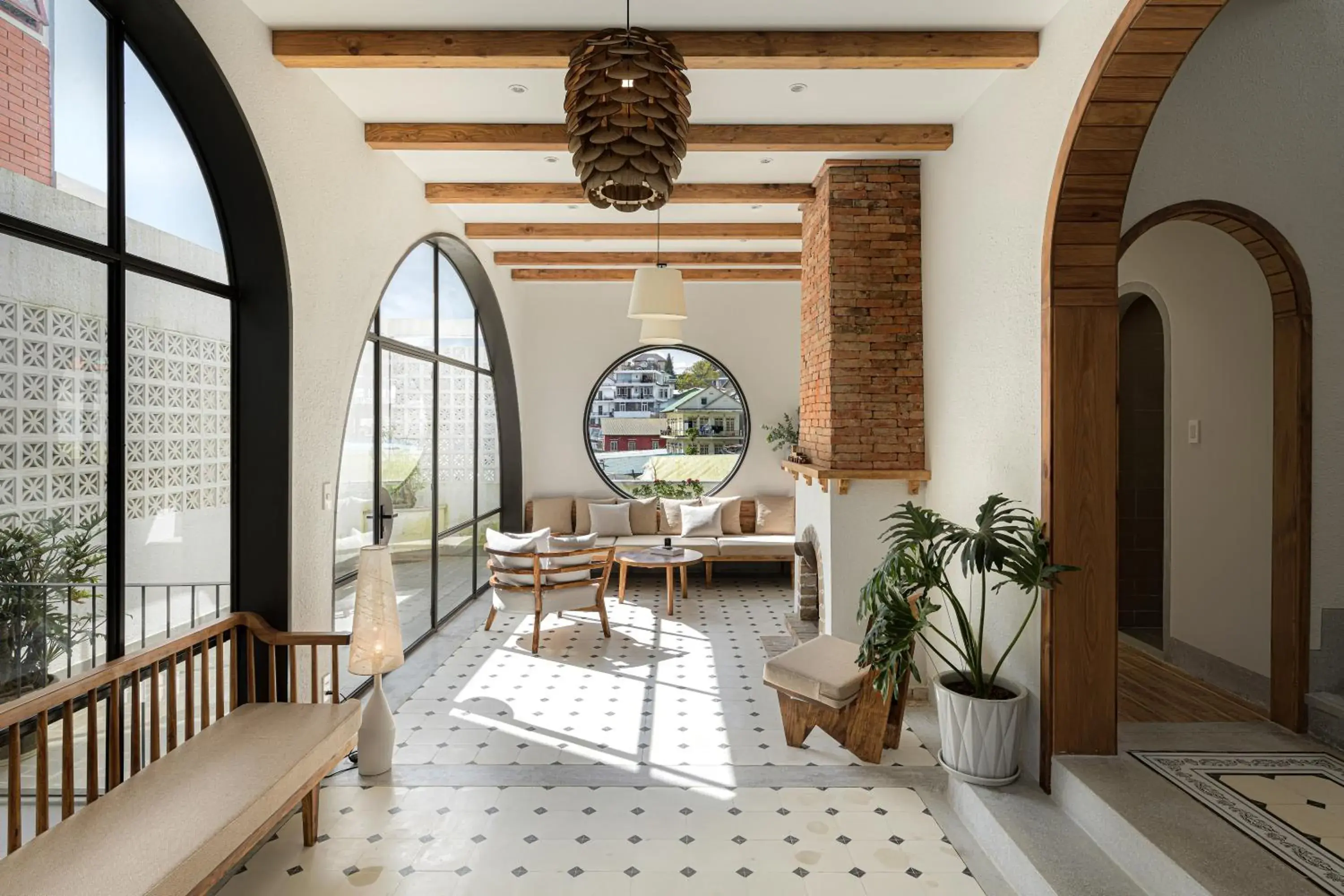 Living room in Thơm House Living room in Thơm House