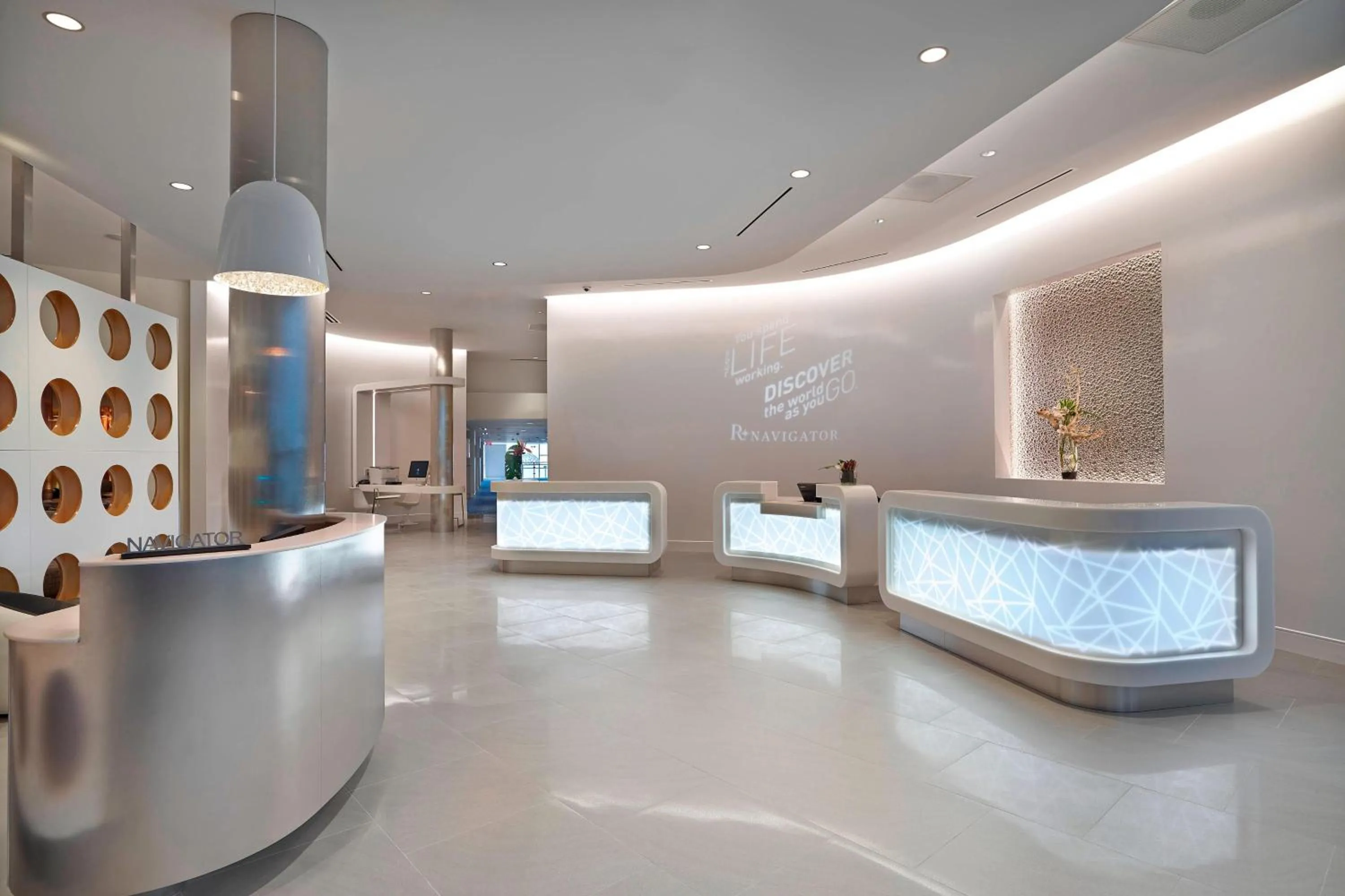 Lobby or reception in Renaissance Edmonton Airport Hotel