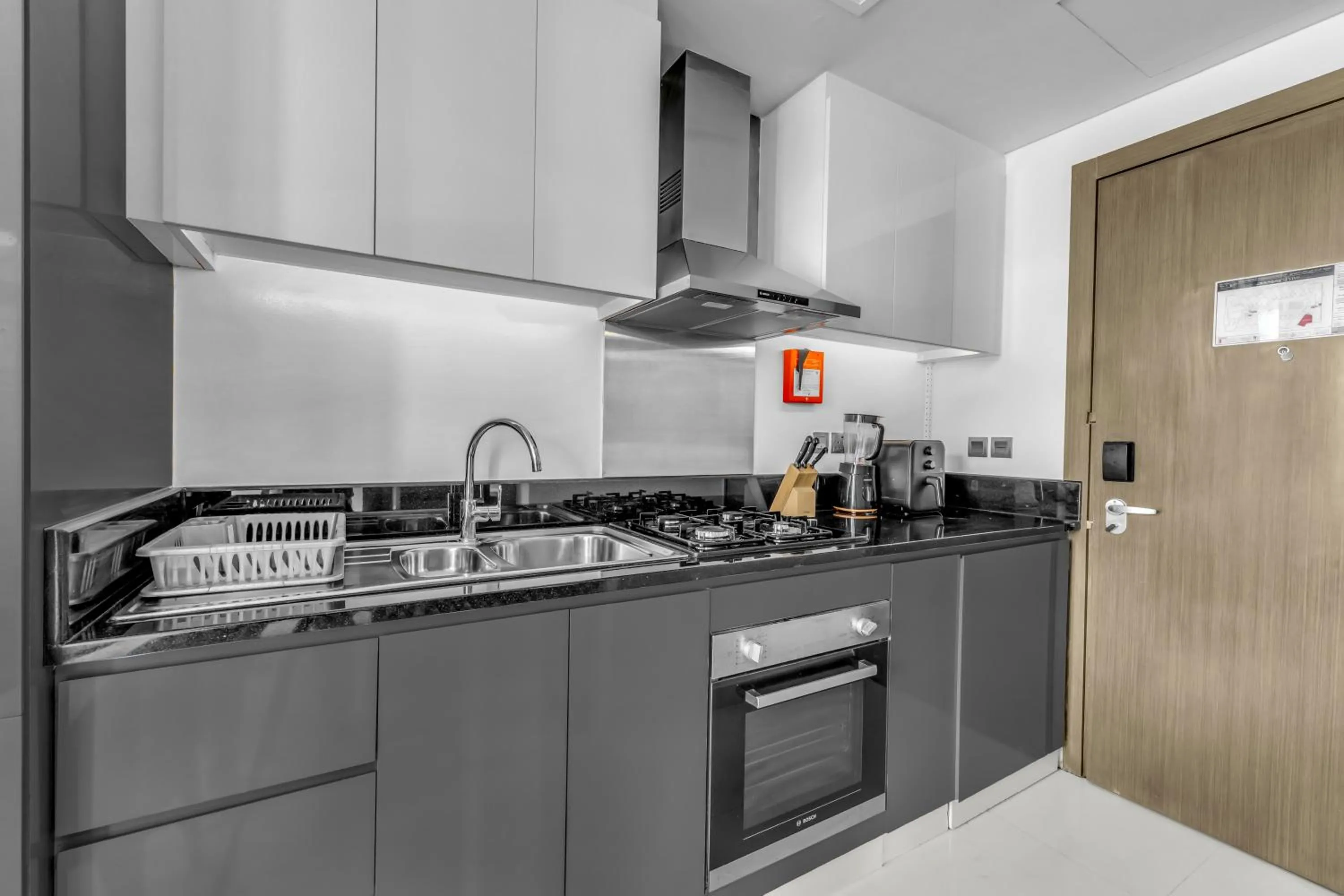 Kitchen or kitchenette in Luxury Aparthotel Prive