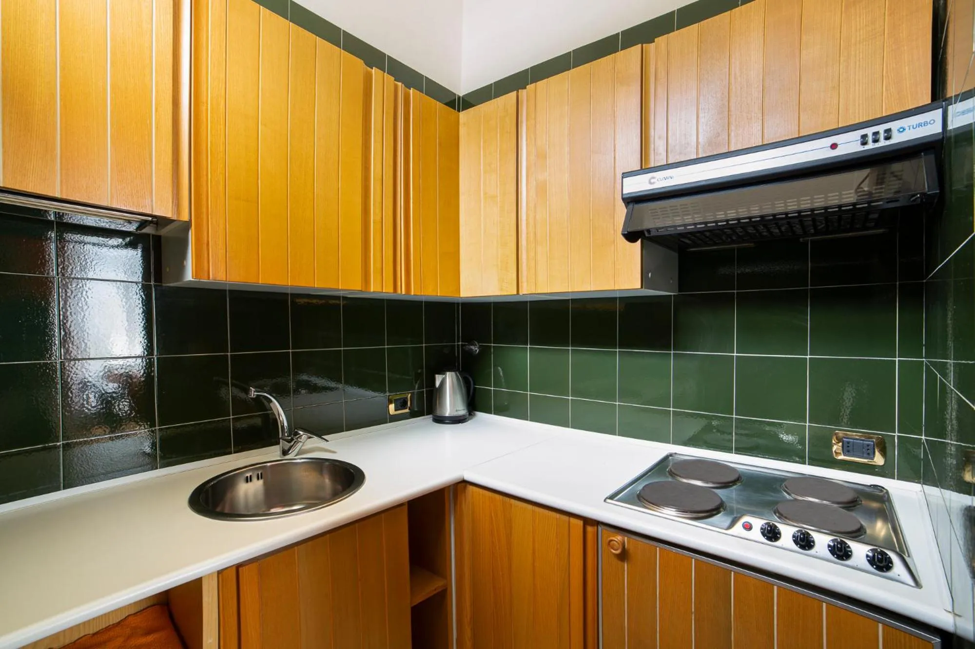 Kitchen or kitchenette in Hotel Villa Elisa & Spa