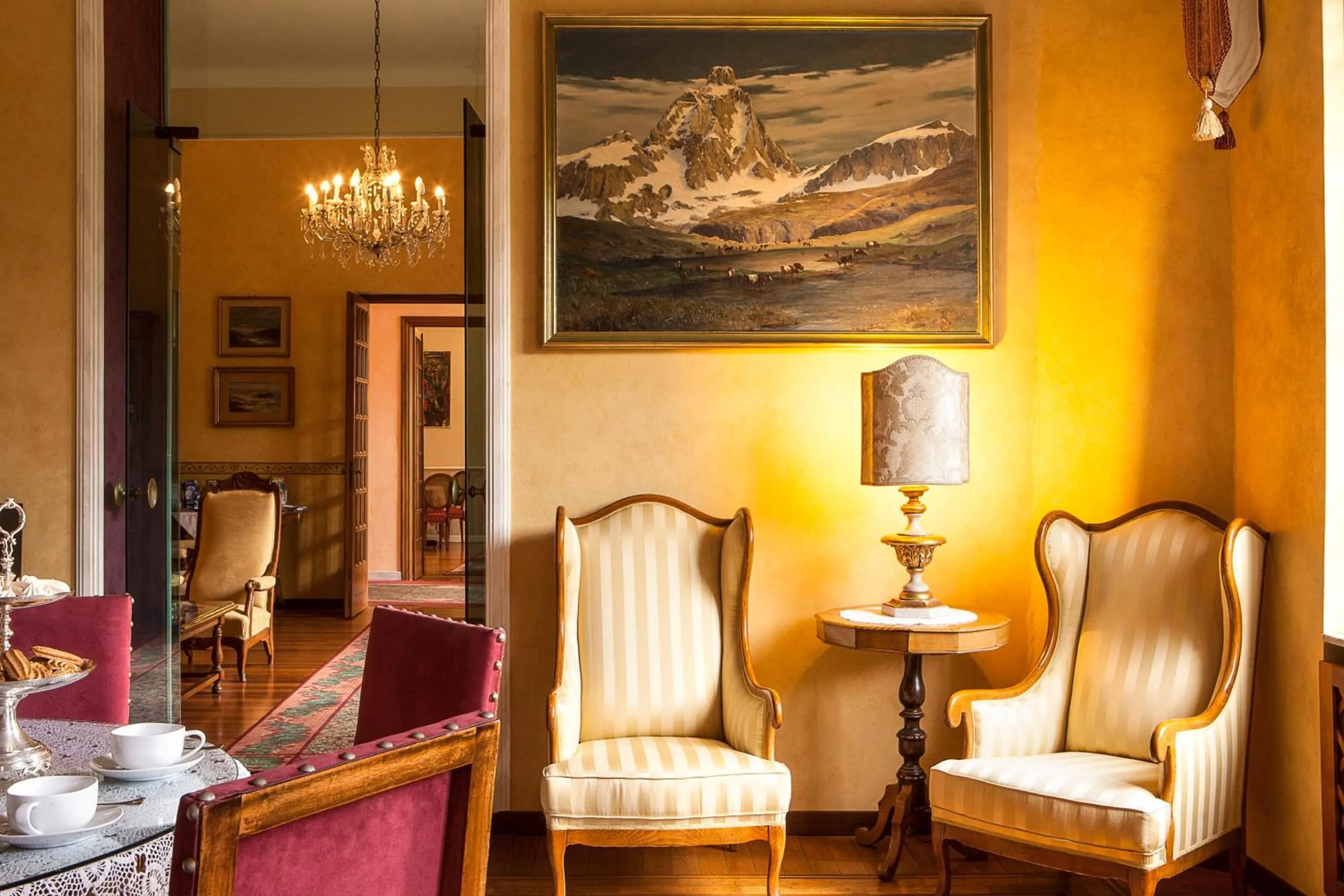 Lobby or reception in Hotel Villa Elisa & Spa