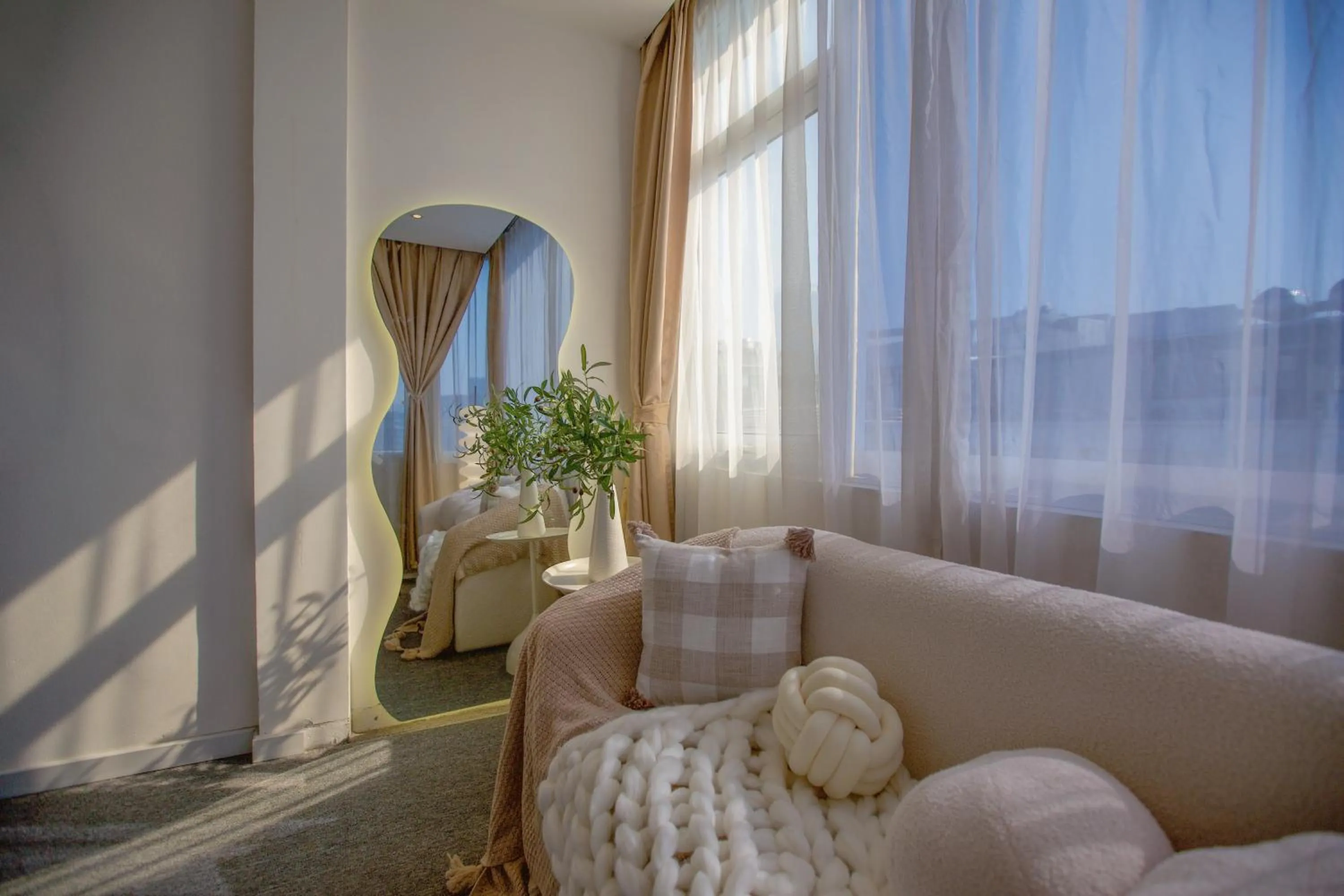 Seating area in Keypad Hotel - 28 Dịch Vọng Hậu