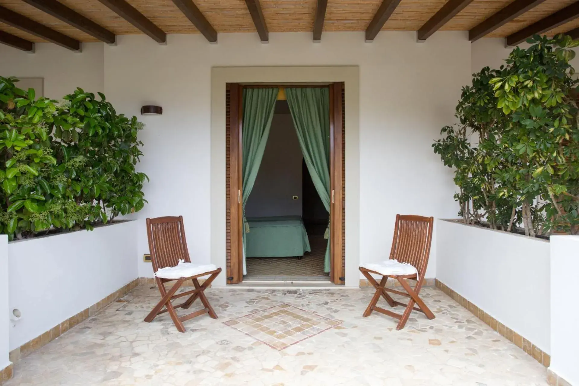 Patio in Hotel Tritone Lipari