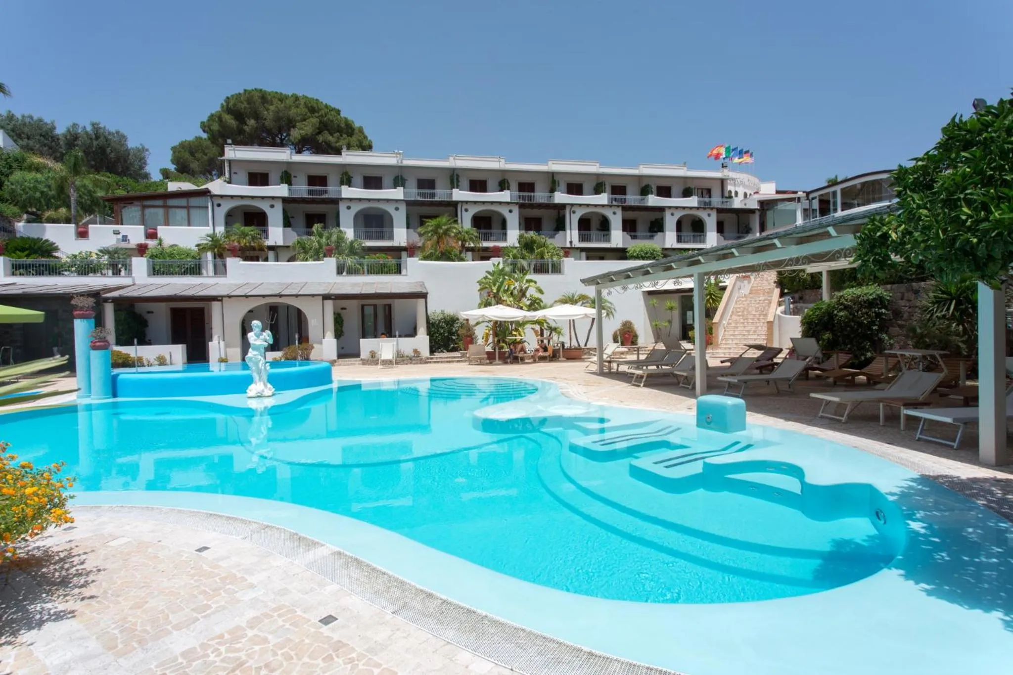 Swimming pool in Hotel Tritone Lipari