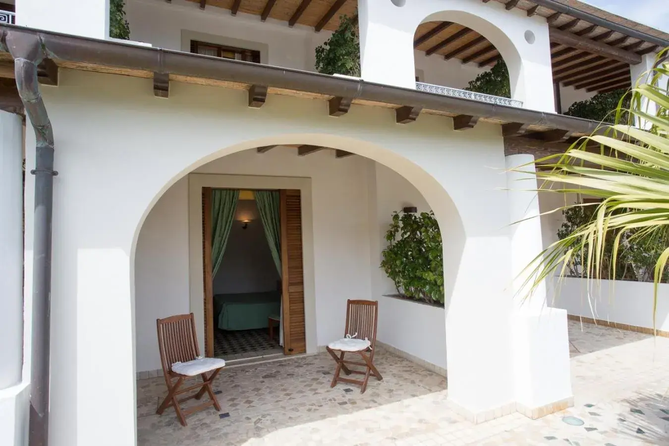 Patio in Hotel Tritone Lipari