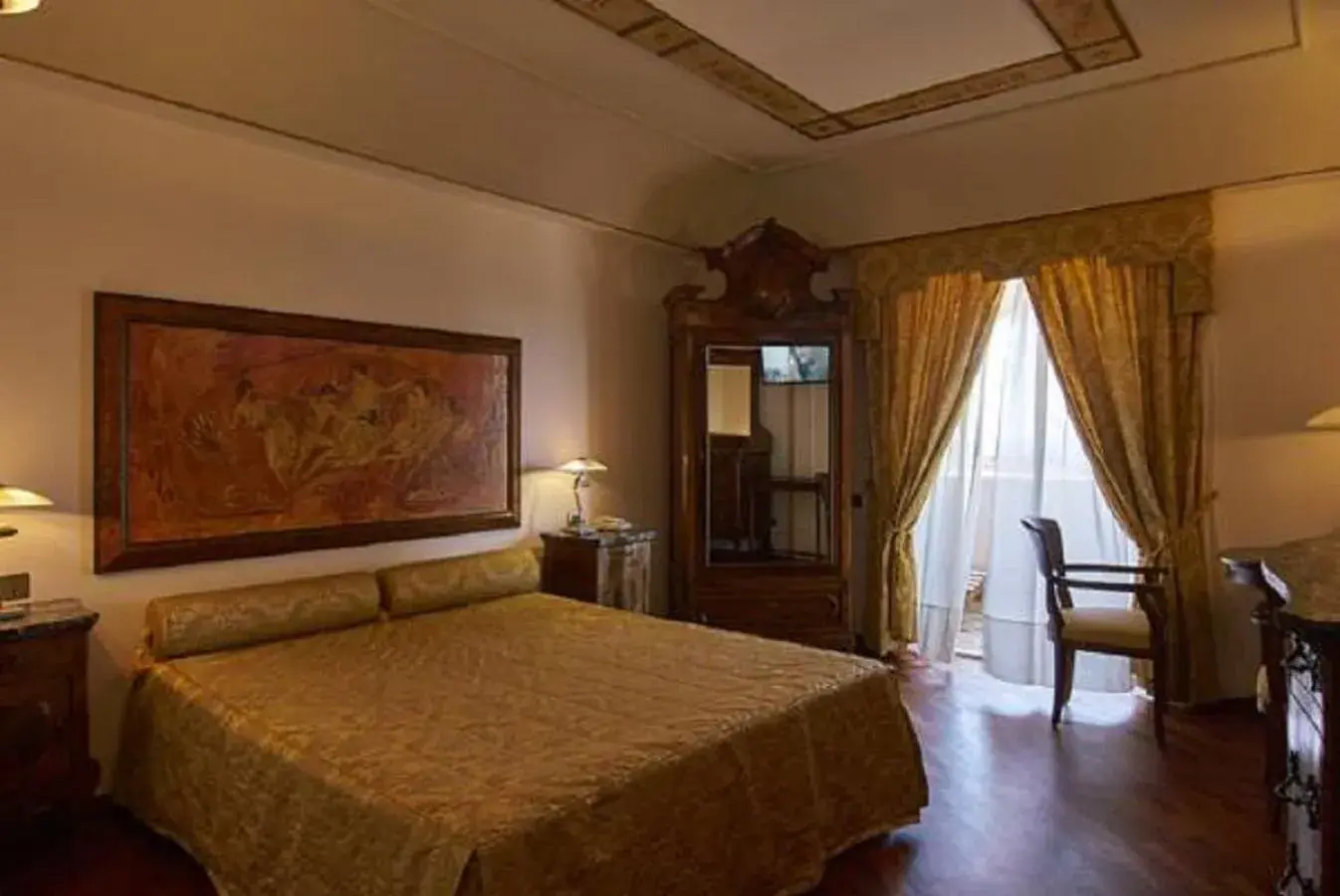 Bedroom, Bed in Hotel Tritone Lipari