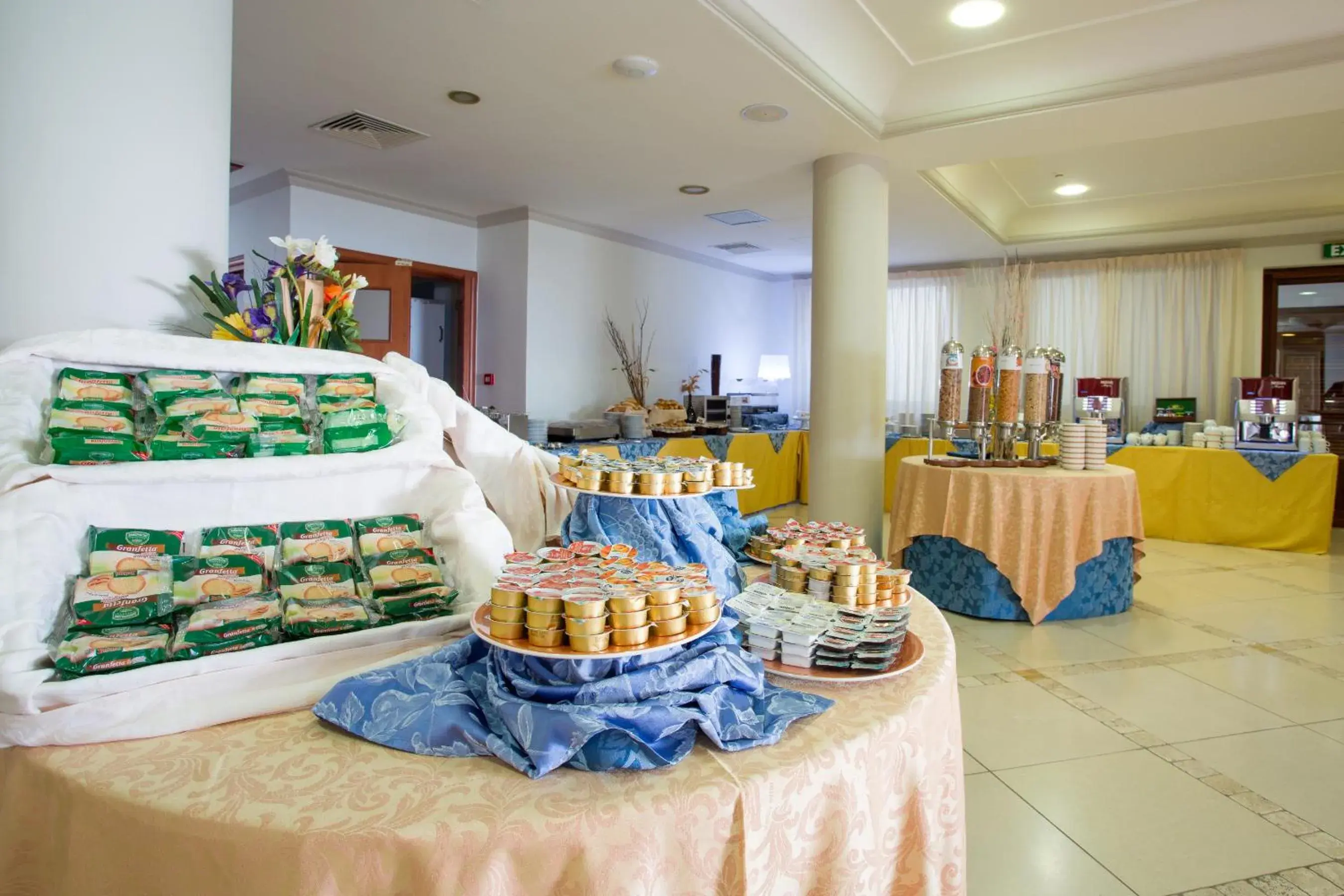 Buffet breakfast in Hotel Tritone Lipari