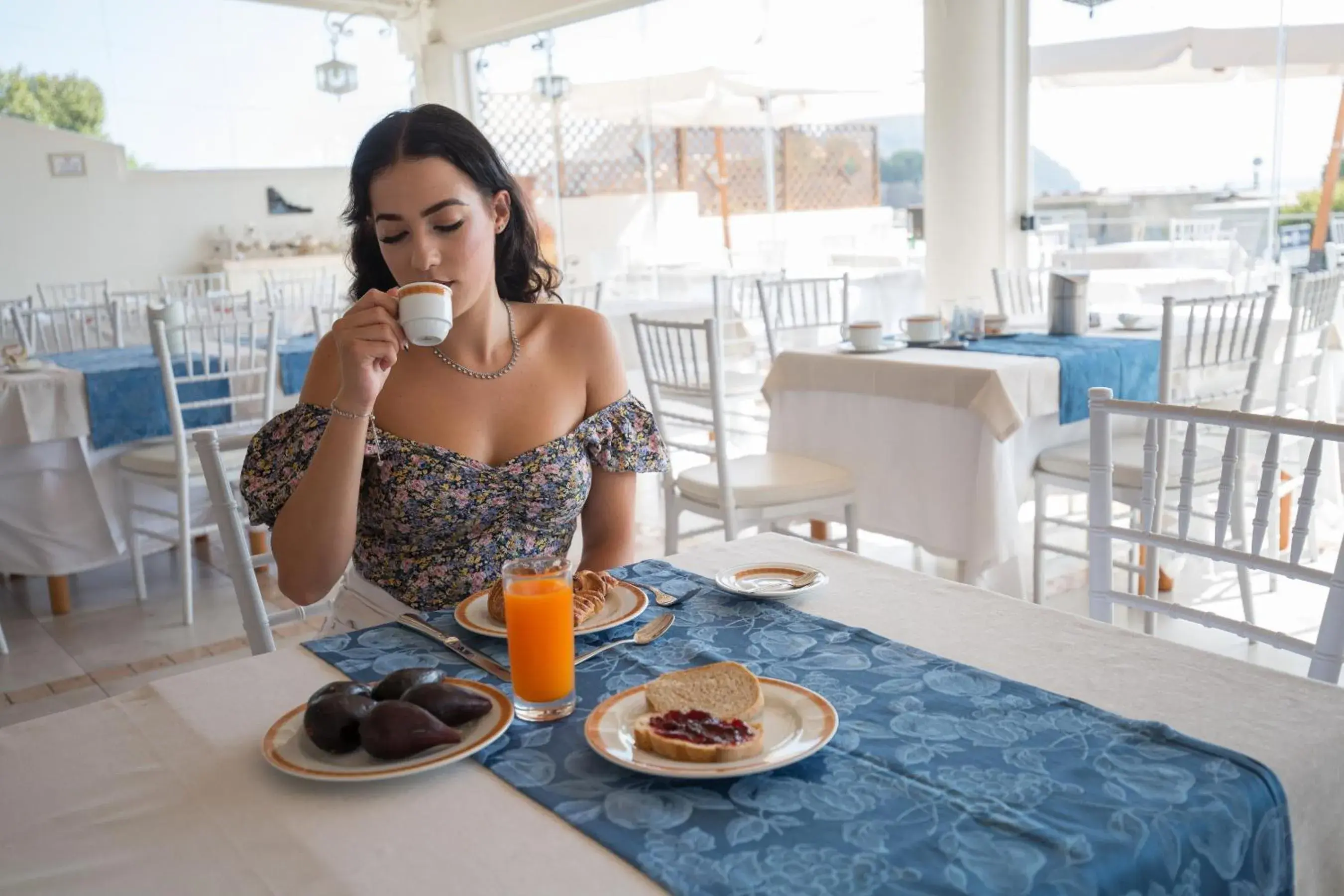 Continental breakfast in Hotel Tritone Lipari