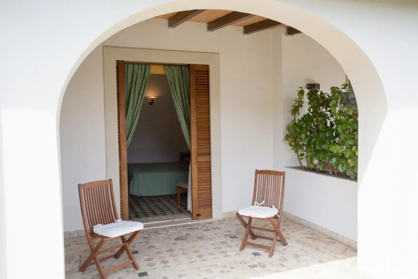 Garden view in Hotel Tritone Lipari