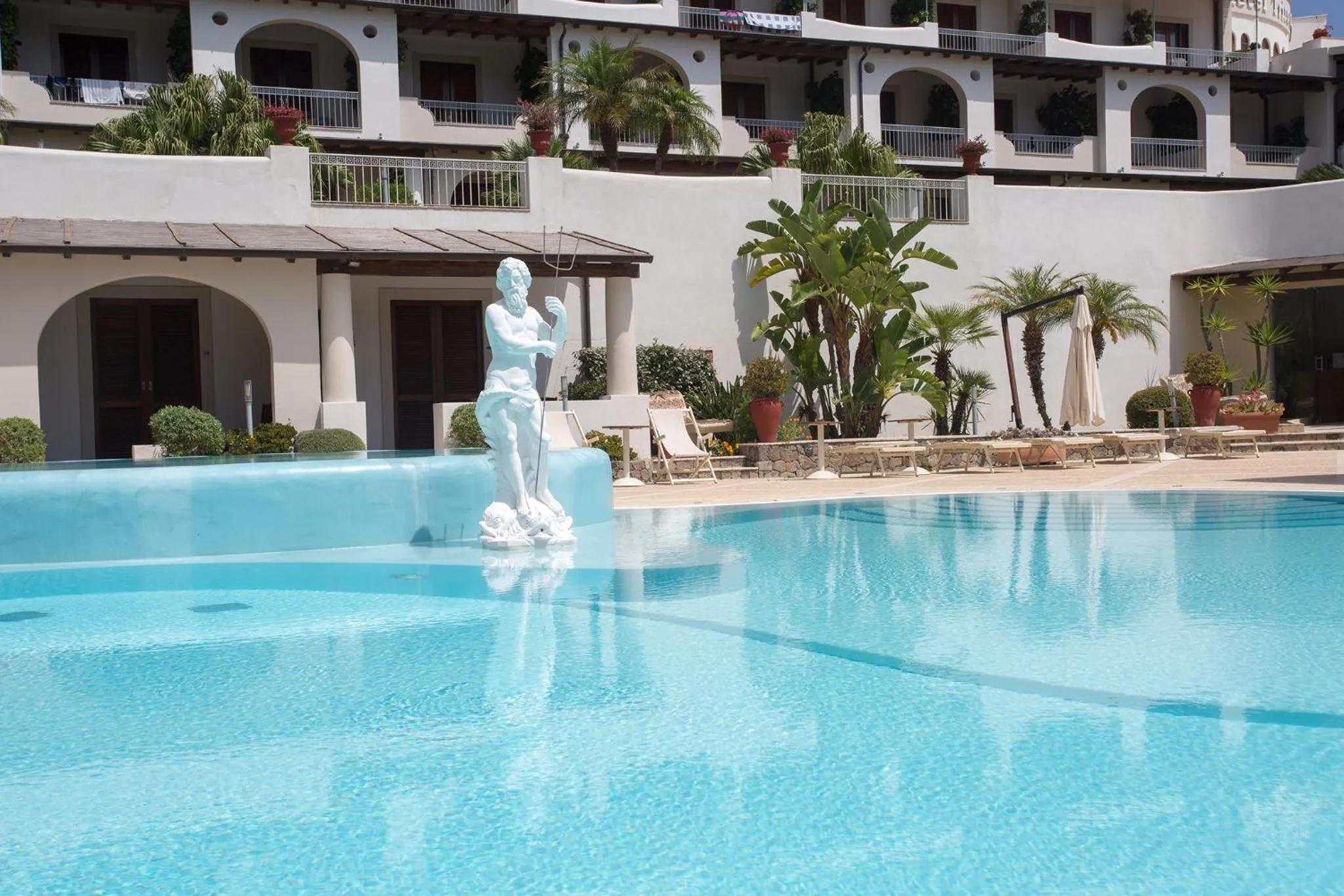 Swimming pool in Hotel Tritone Lipari