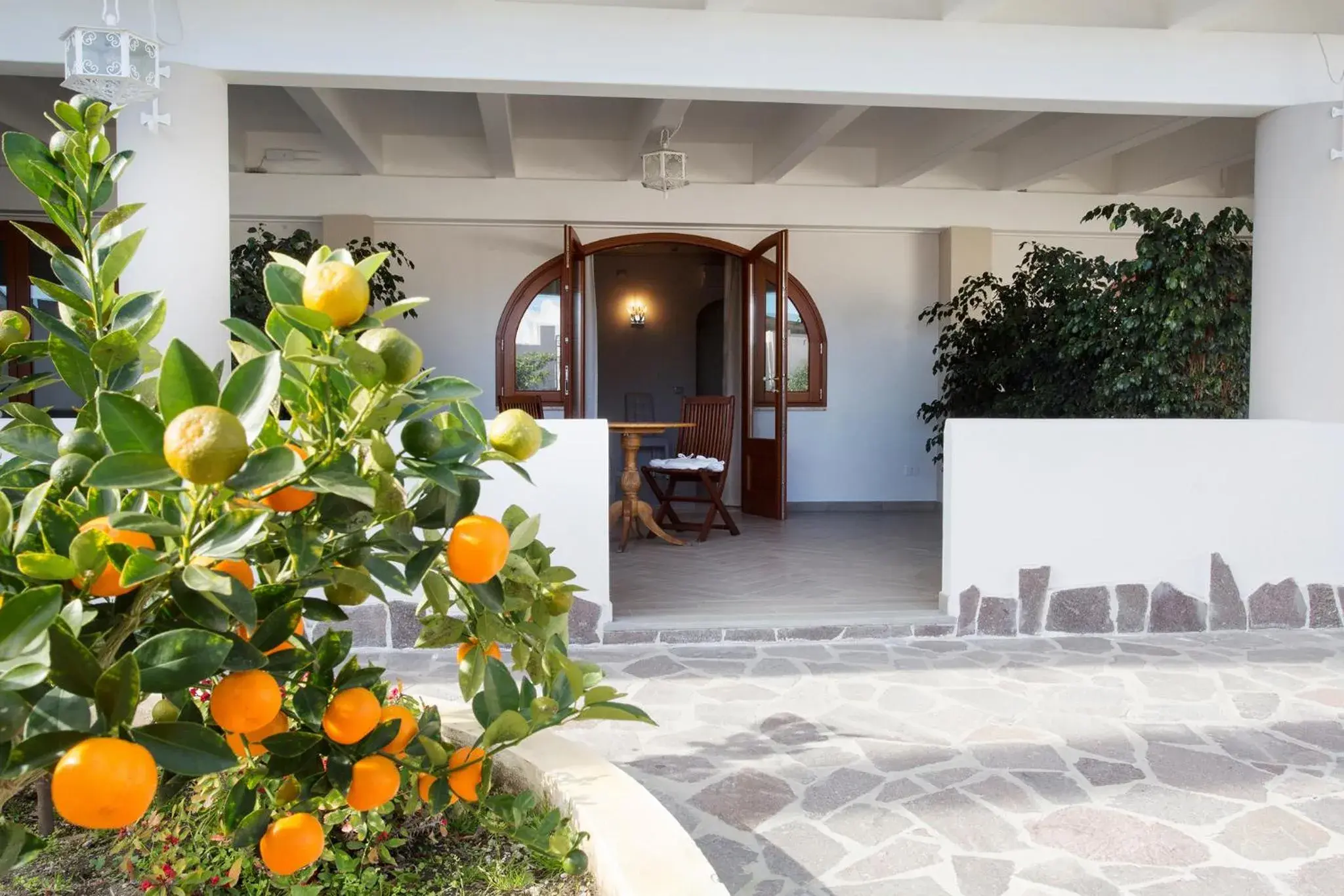 Patio in Hotel Tritone Lipari